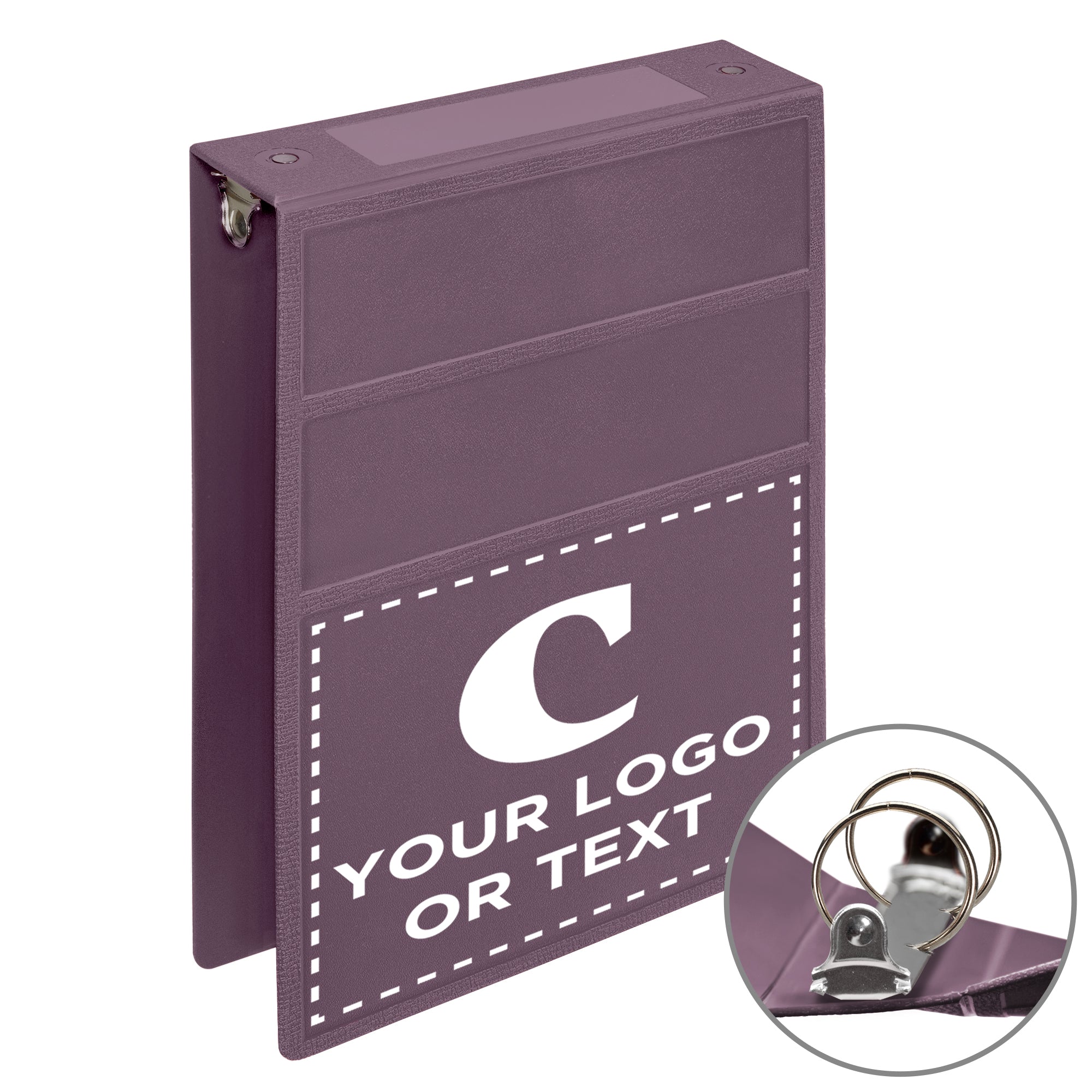 Custom 2-Inch Binder with Logo – Heavy Duty Top-Opening