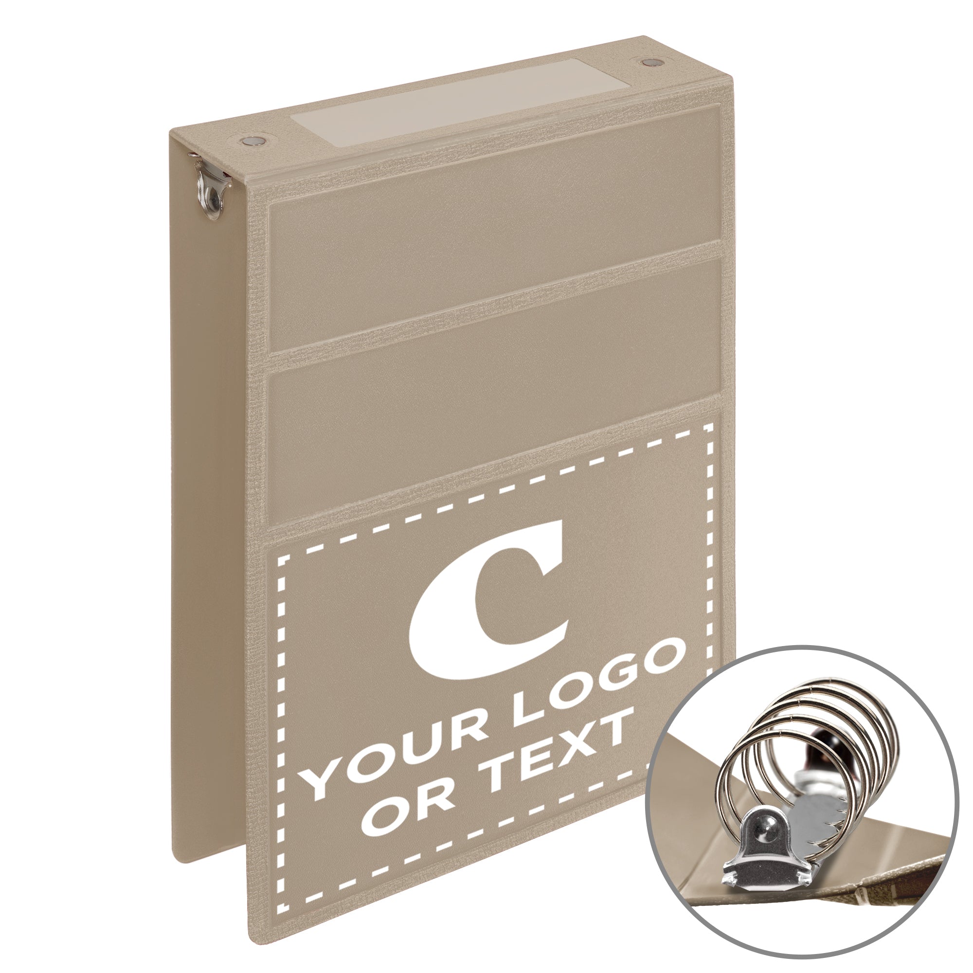 Custom 2-Inch Binder with Logo – Heavy Duty Top-Opening