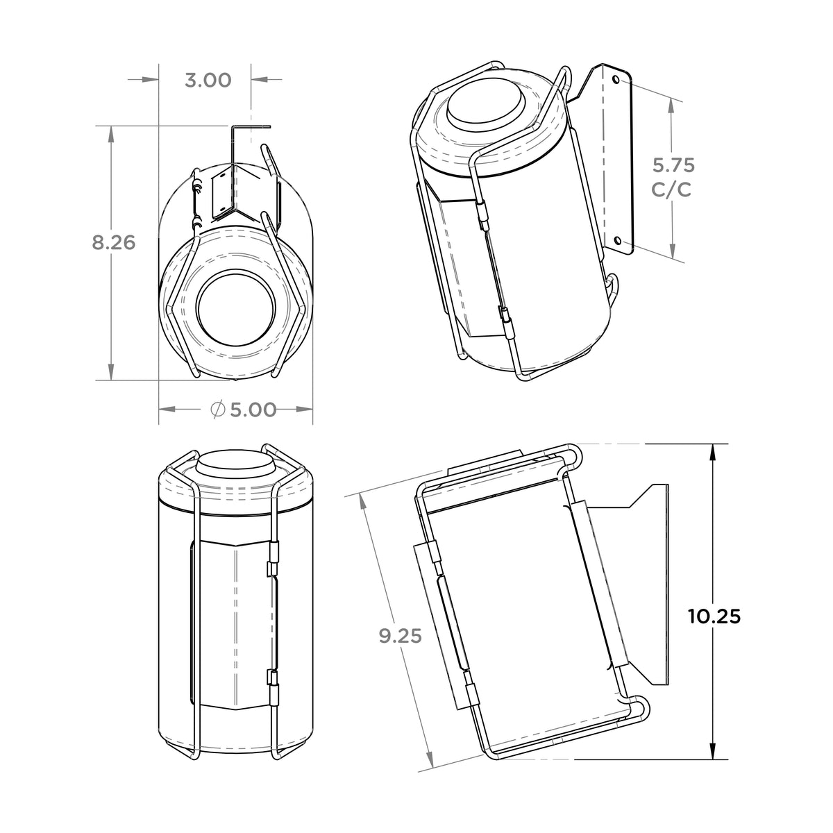 EasyReach™ Wall-Mounted Disinfecting Wipes Dispenser
