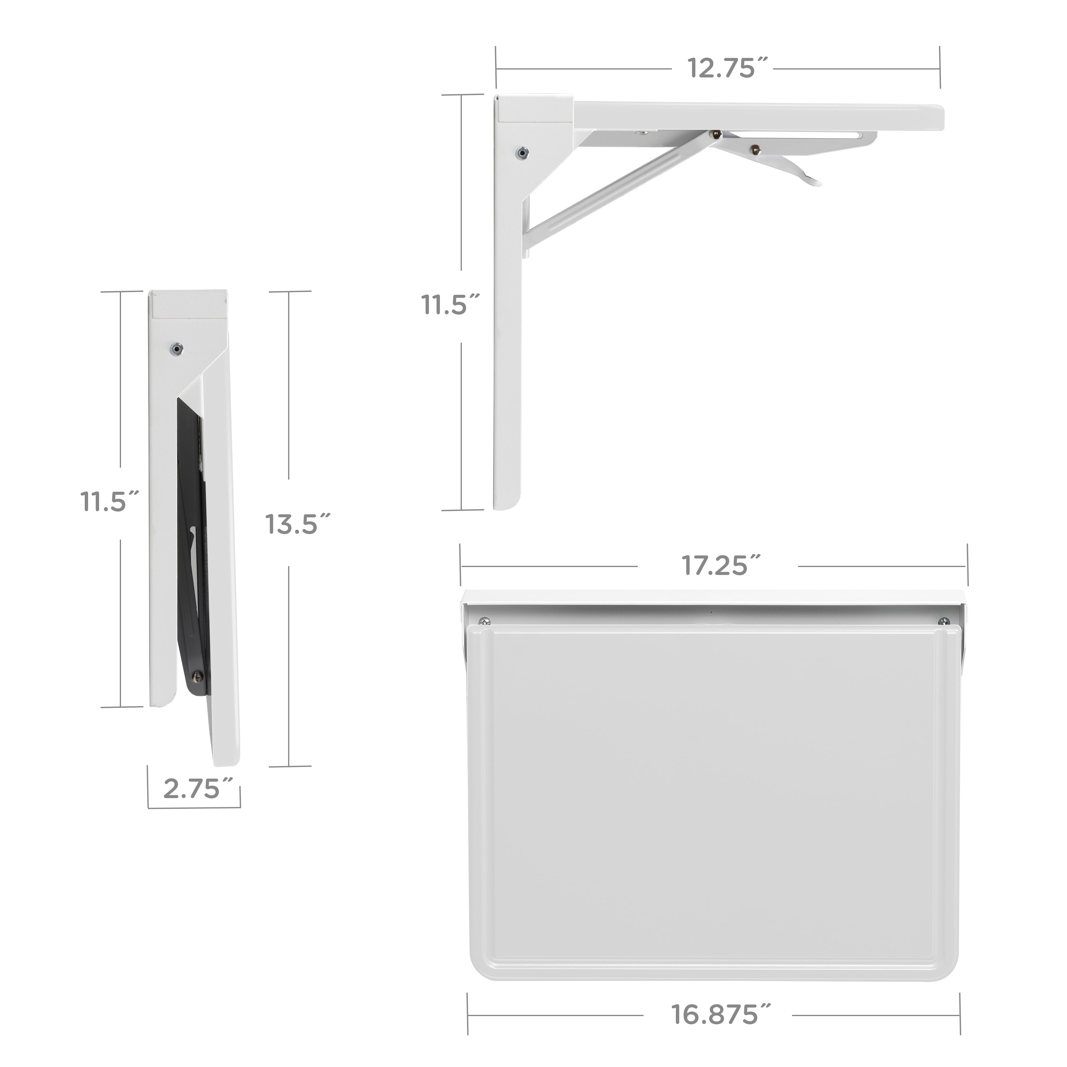 Mini Wall-Mounted Folding Desk, Mini WALLAdesk™