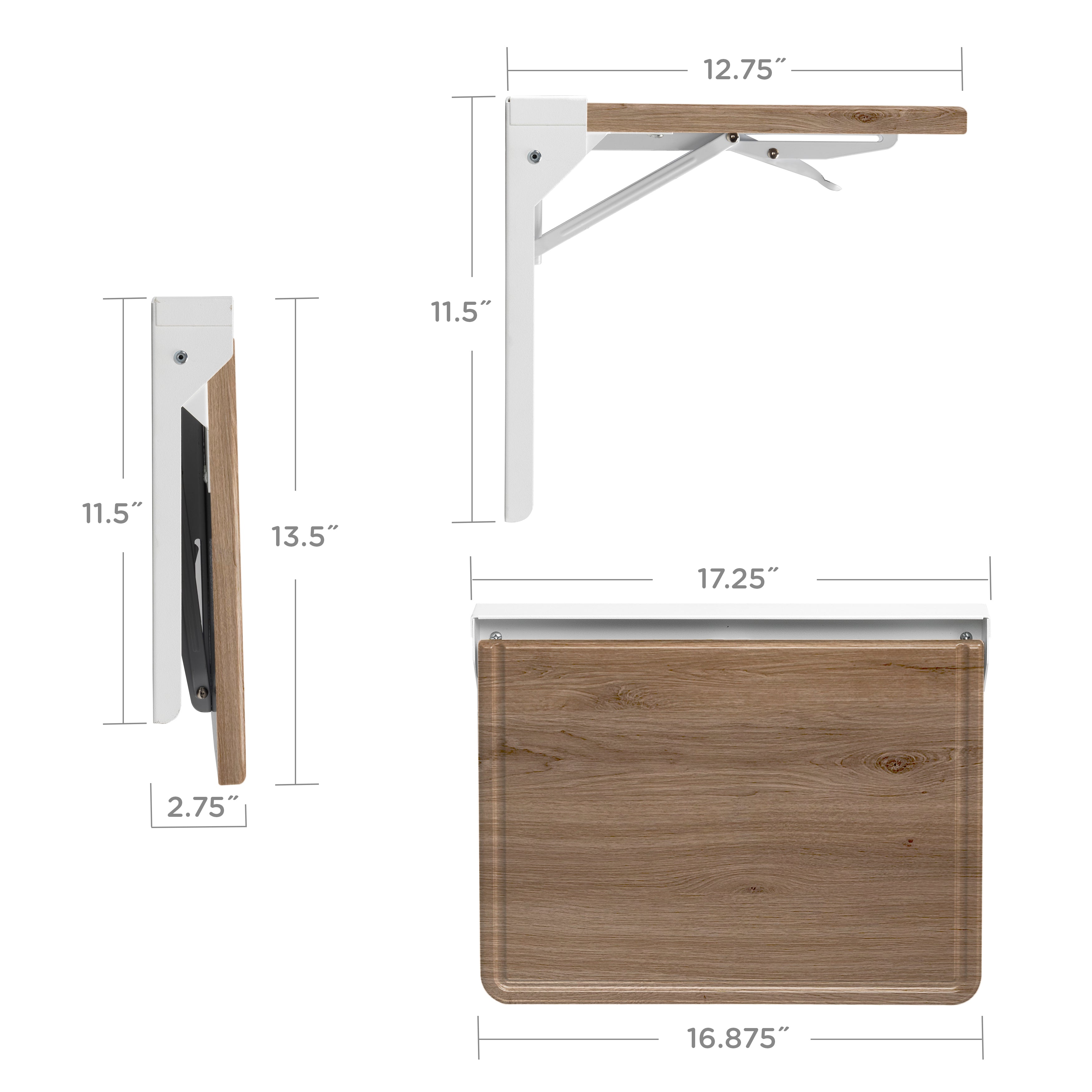 Mini Wall-Mounted Folding Desk, Mini WALLAdesk™