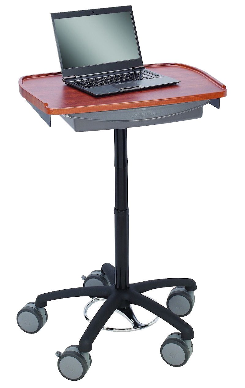 WALKAroo™ 6430 Standard Mobile Laptop Desk and Workstation with Supply Drawer – Height Adjustable from 31.5" to 41.5"