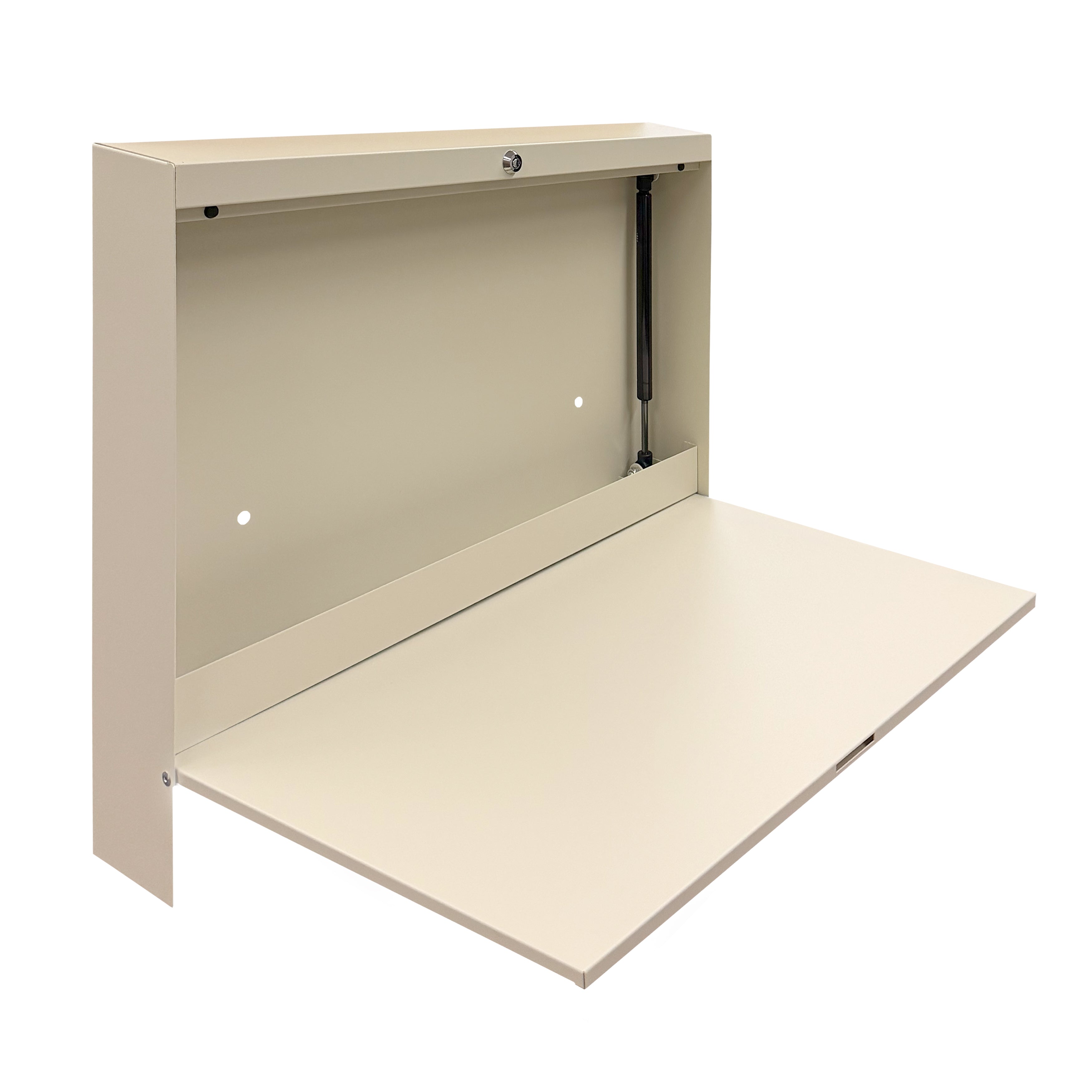 Basic Wide Wall-Mounted Workstation, 25.63"W x 20"H x 4"D, ECONOroo™ 6640 Series