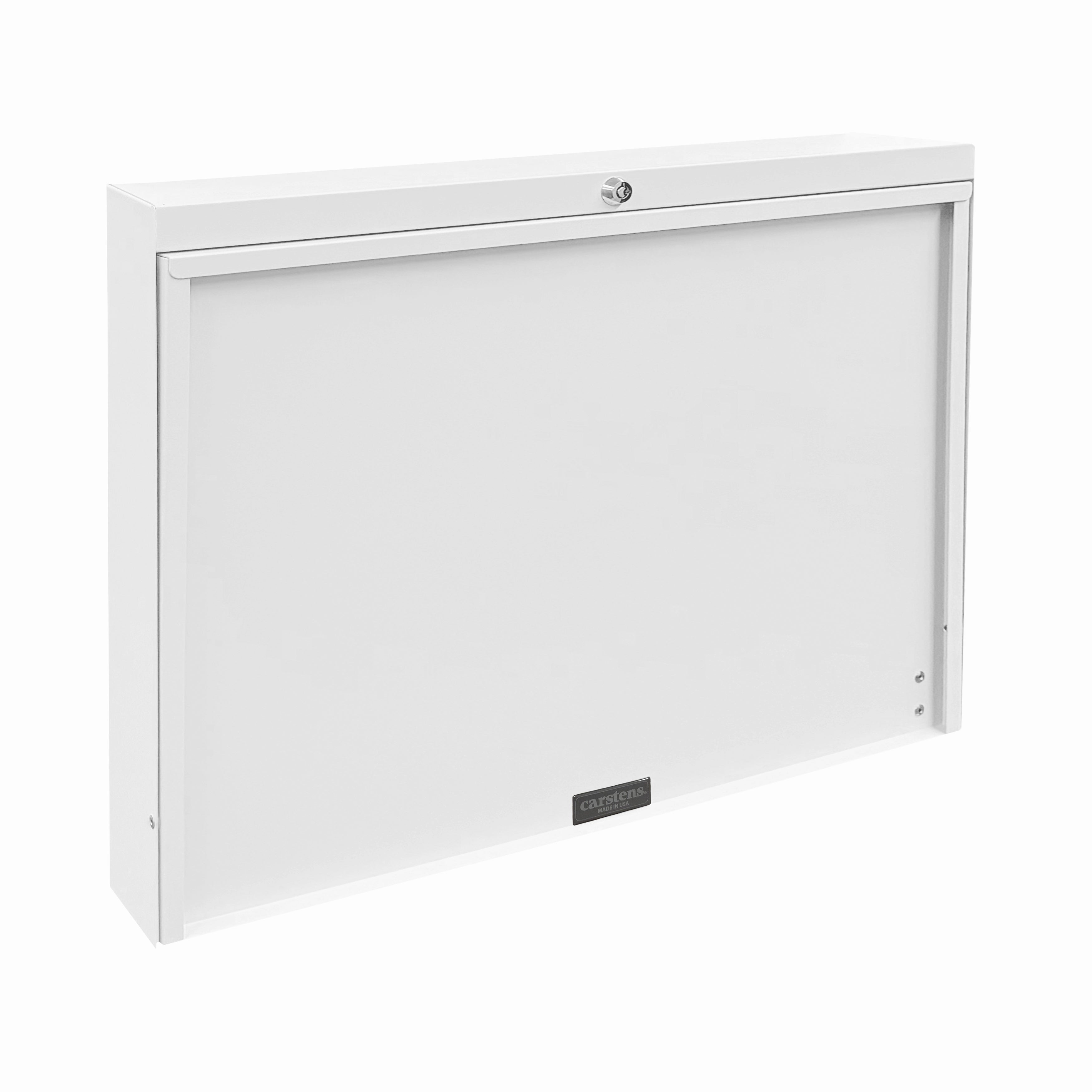 Basic Wide Wall-Mounted Workstation, 25.63"W x 20"H x 4"D, ECONOroo™ 6640 Series