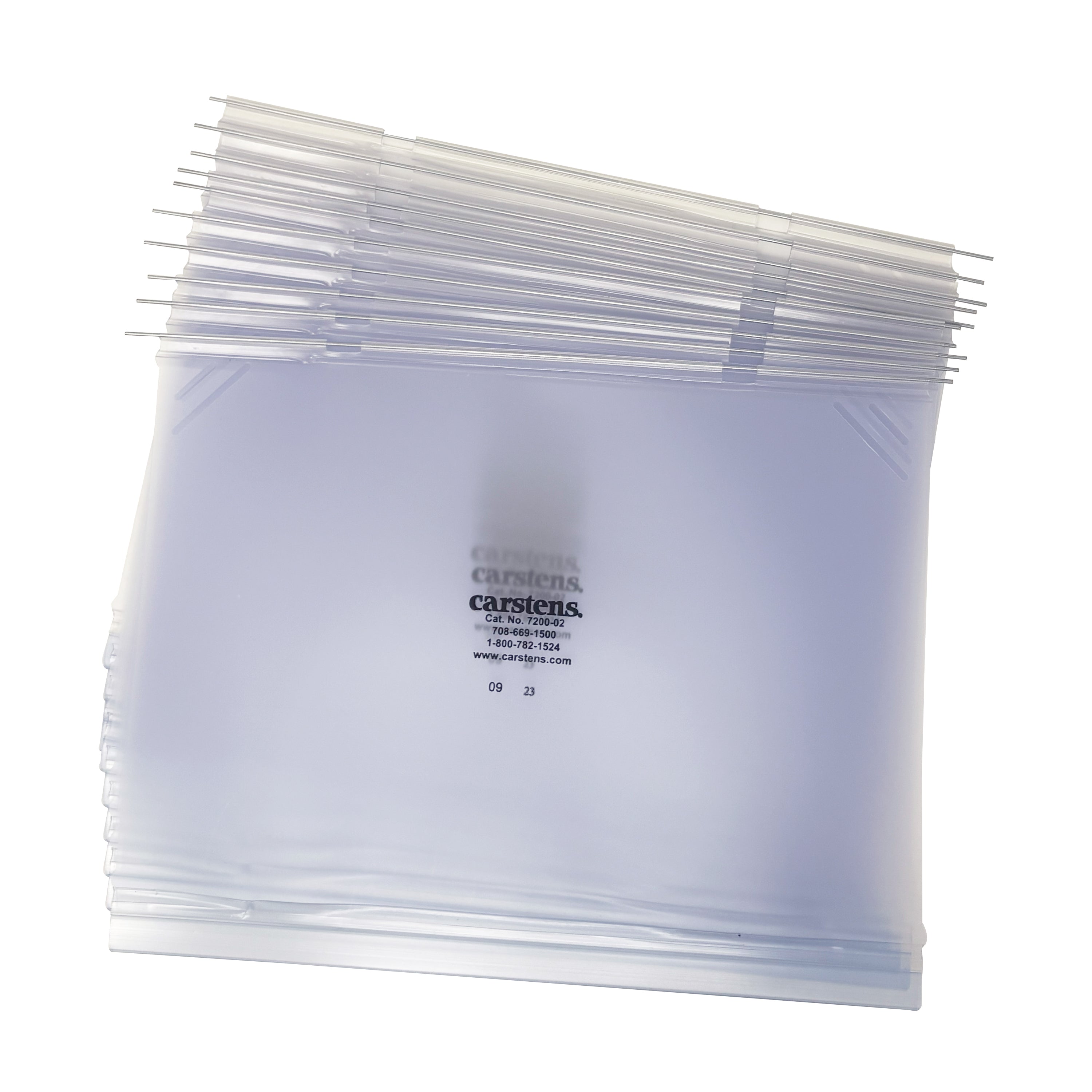 10-Pack Vinyl Replacement Pockets for Kardex-Visitrays