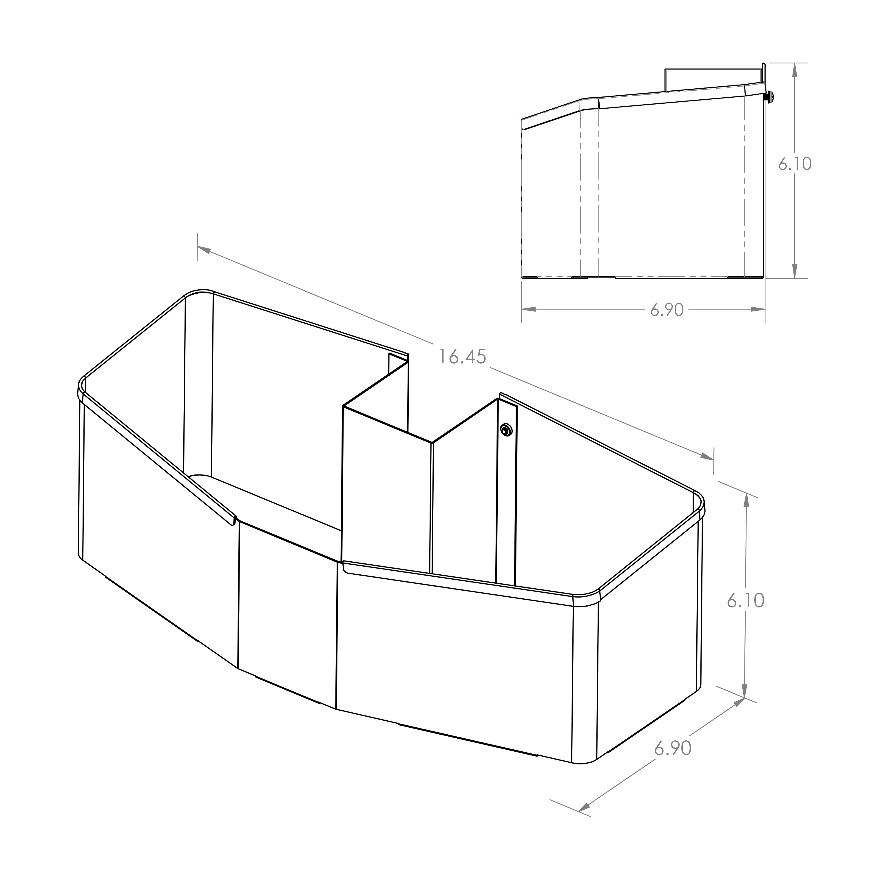 CarePod™ Lite Storage Bin