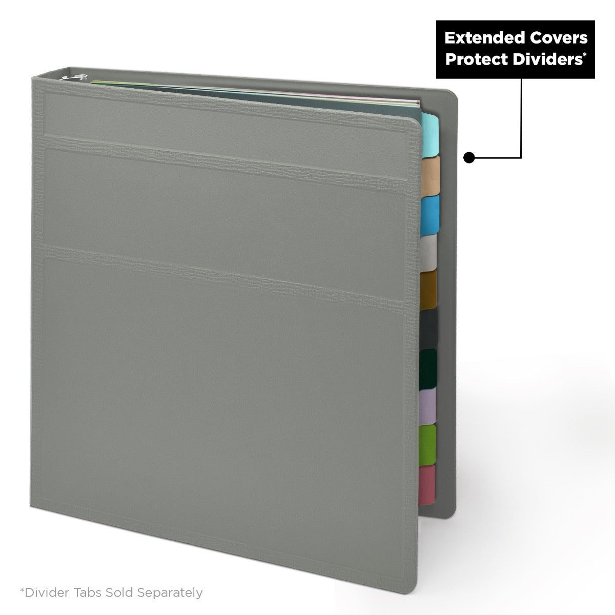 1-Inch Heavy Duty 3-Ring Binder for Medical Charting – Side Opening