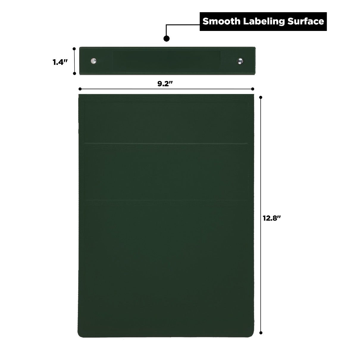 1-Inch Heavy Duty 3-Ring Binder for Medical Charting – Top Opening