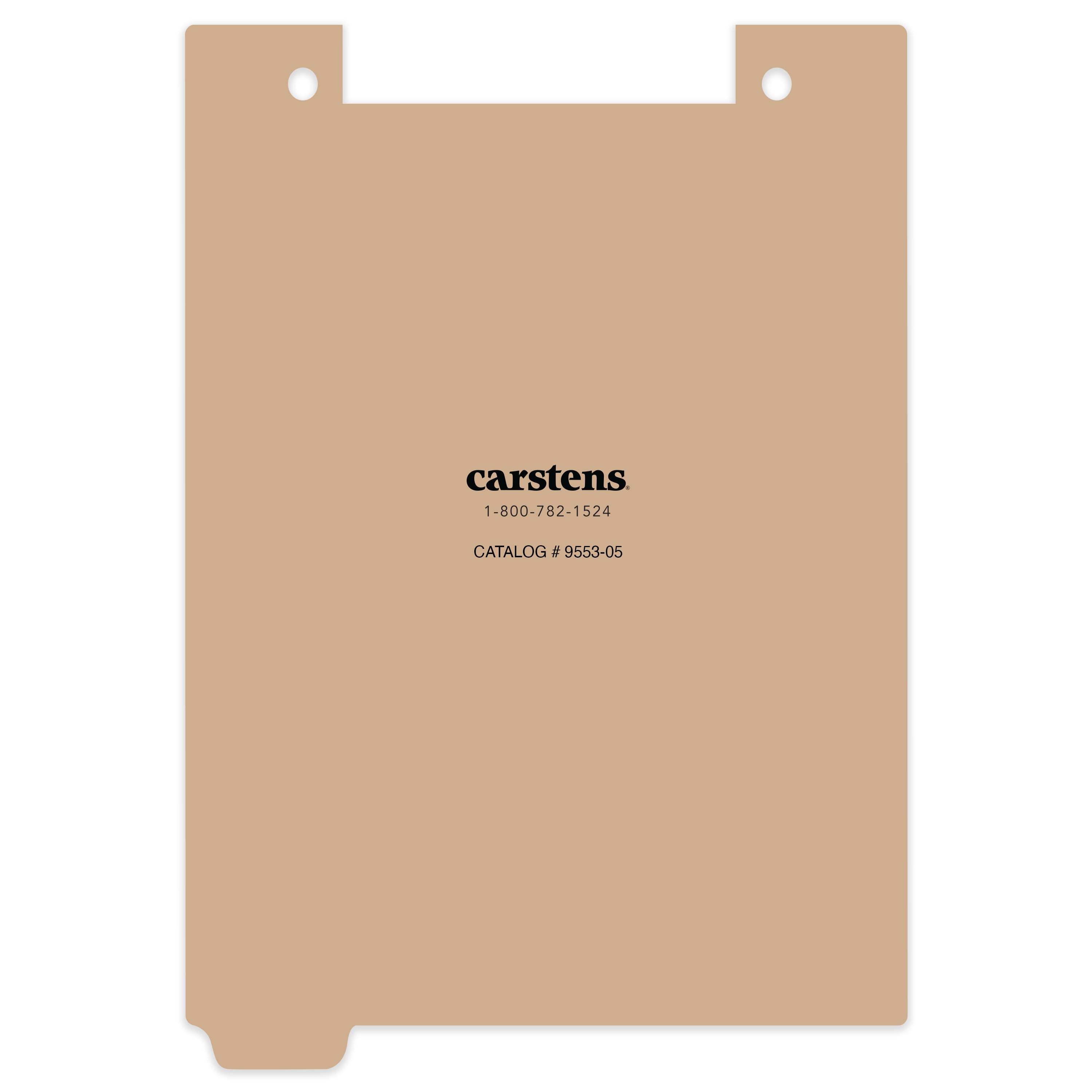 Carstens Blank Clipboard Individual Divider Tabs, Legal