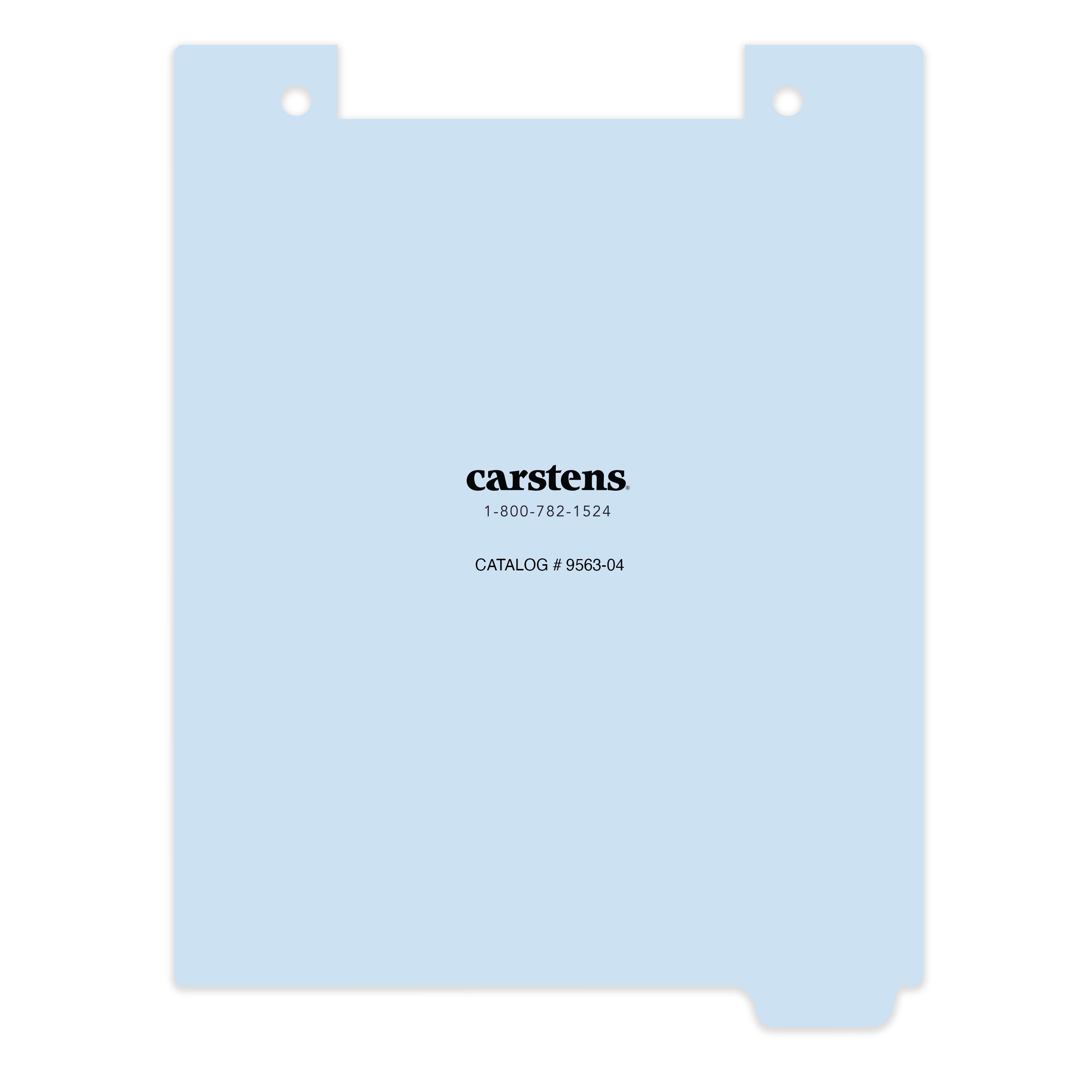 Carstens Blank Clipboard Individual Divider Tabs, Letter