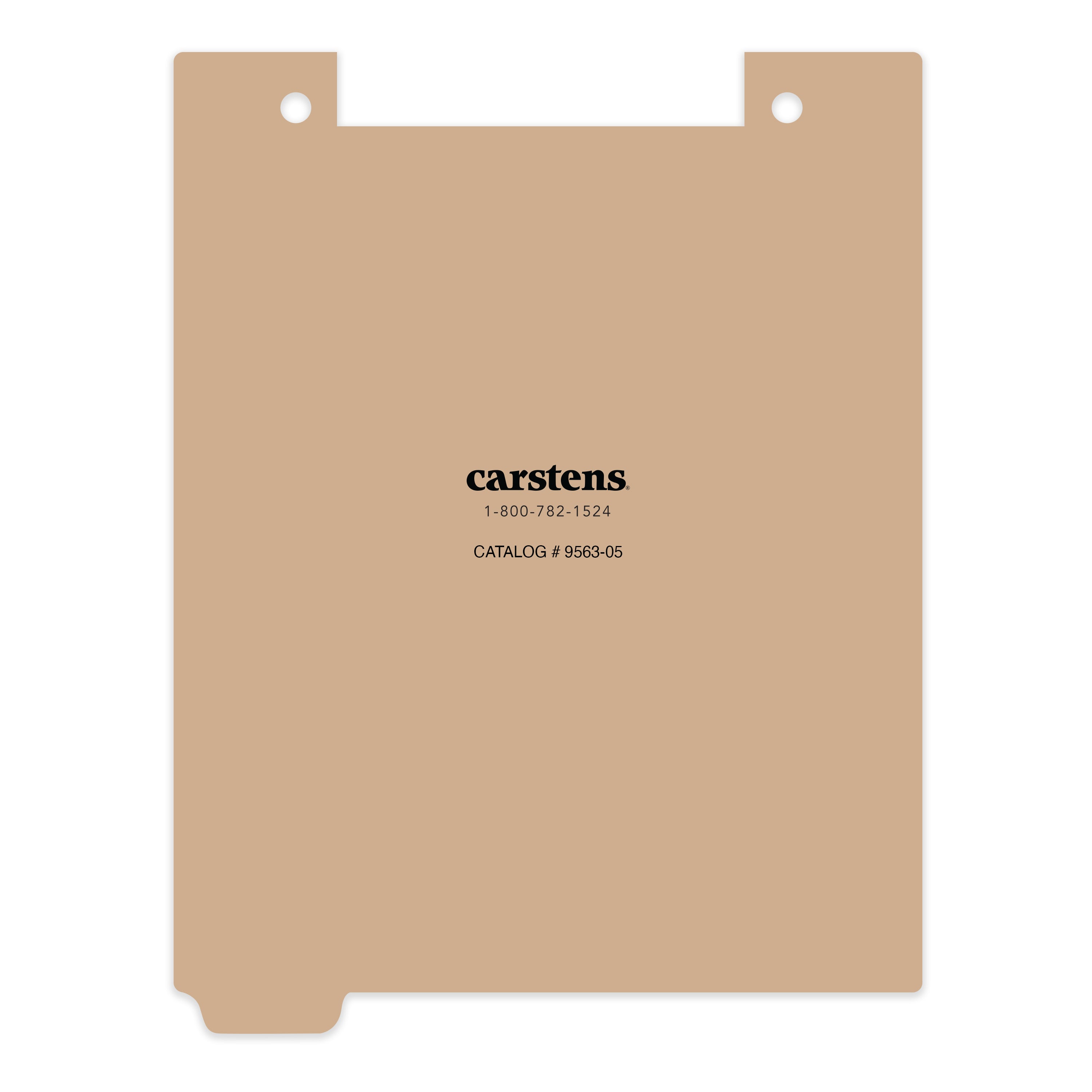 Carstens Blank Clipboard Individual Divider Tabs, Letter
