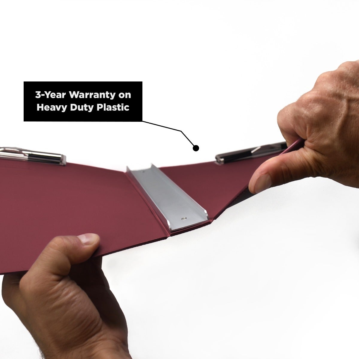 Heavy Duty Book Style Clipboard with Cover, Double Sided