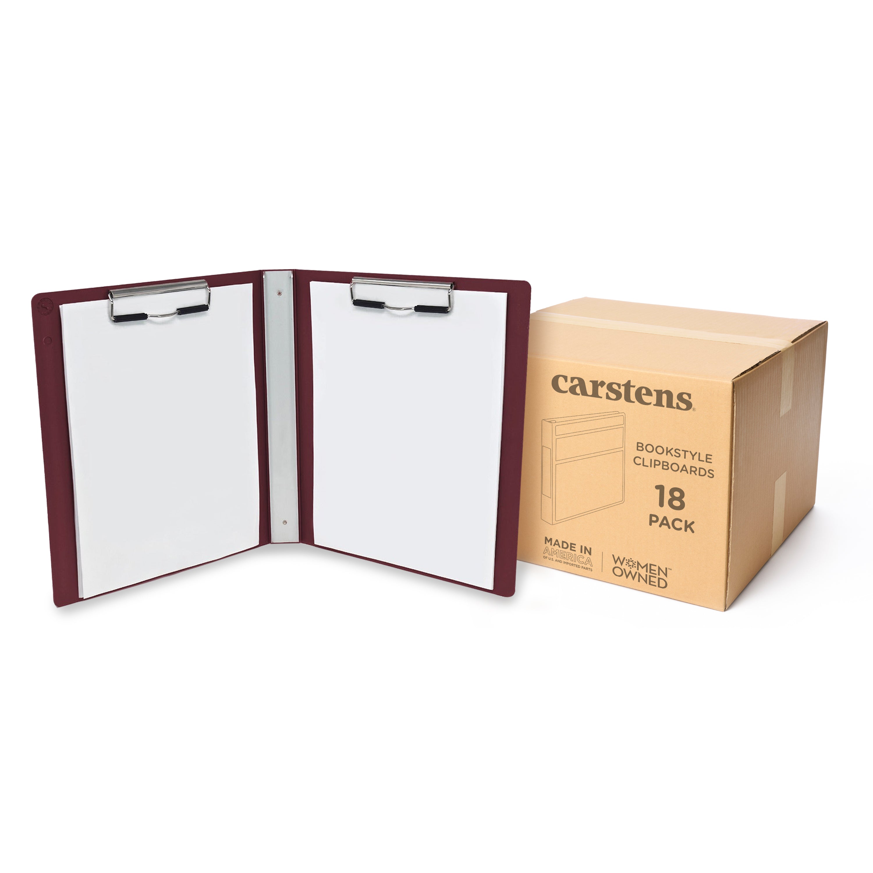 Heavy Duty Book Style Clipboard with Cover, Double Sided