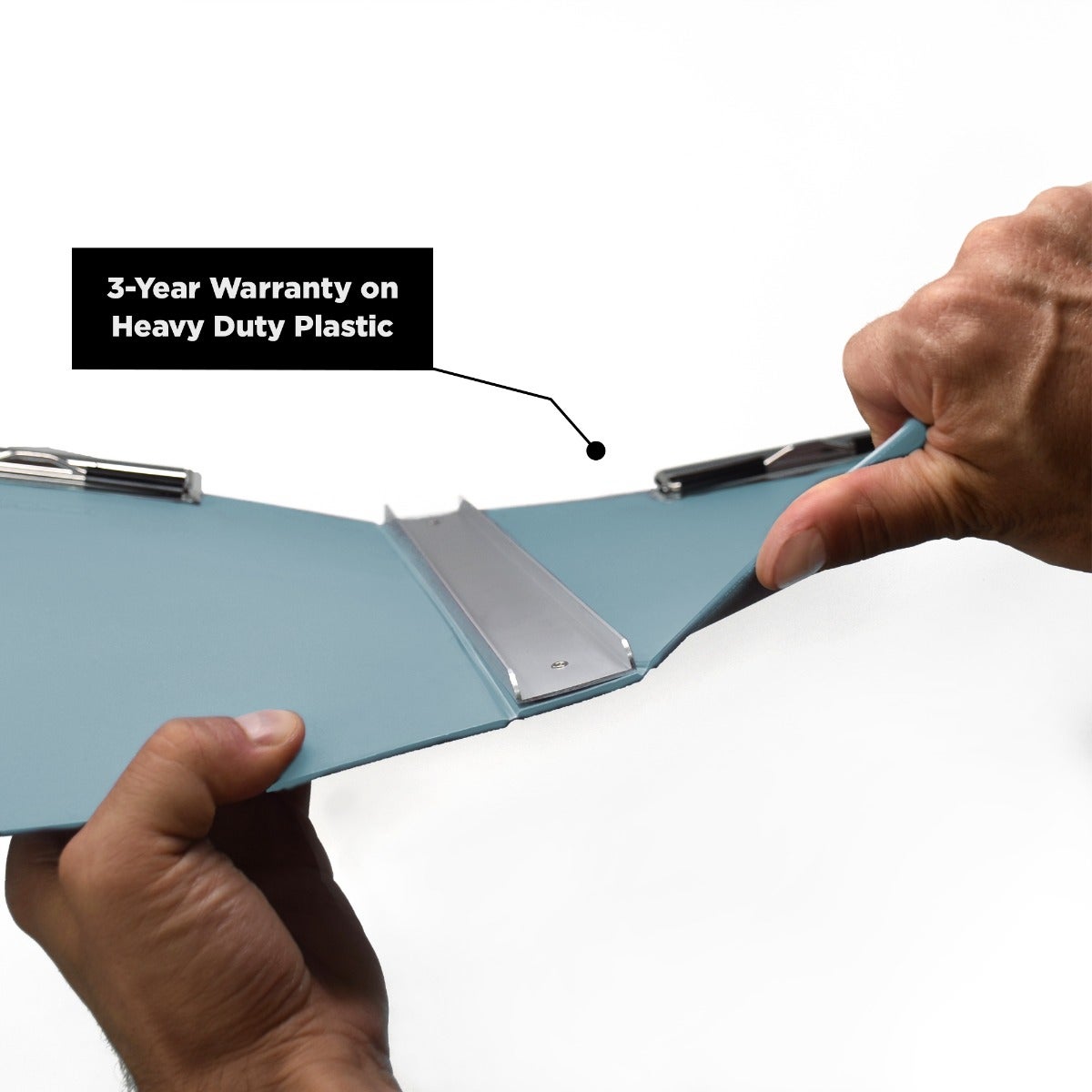 Heavy Duty Book Style Clipboard with Cover, Double Sided
