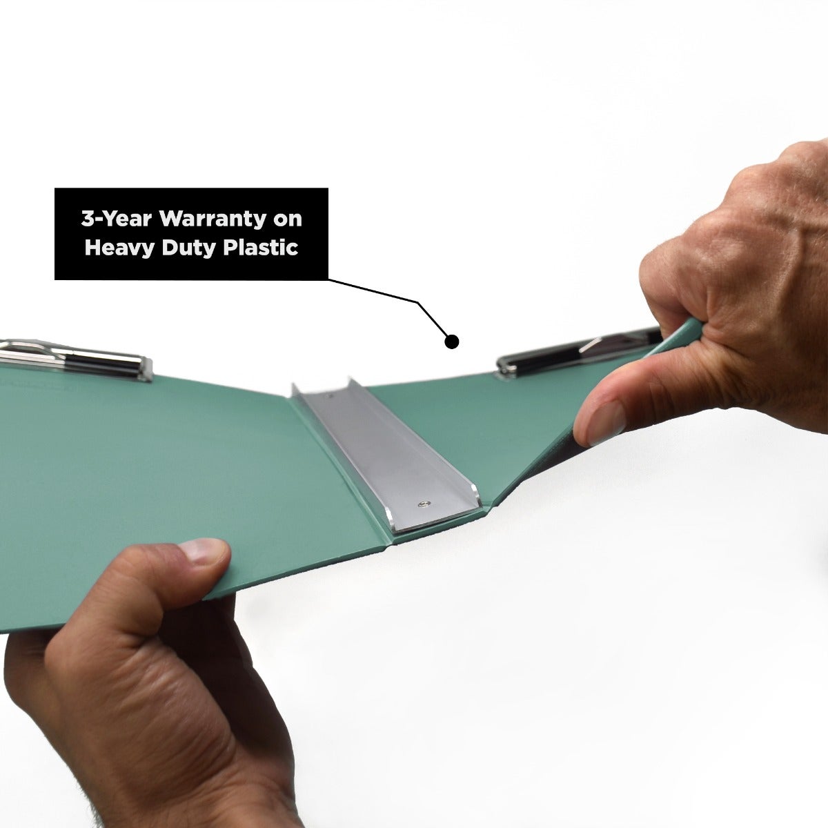 Heavy Duty Book Style Clipboard with Cover, Double Sided