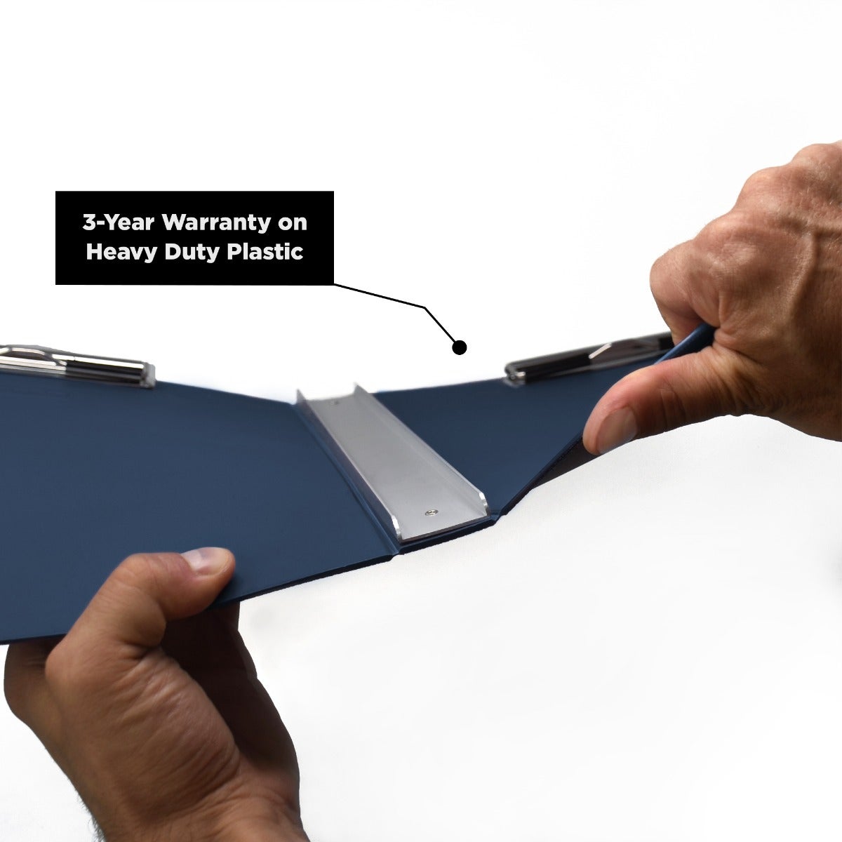 Heavy Duty Book Style Clipboard with Cover, Double Sided