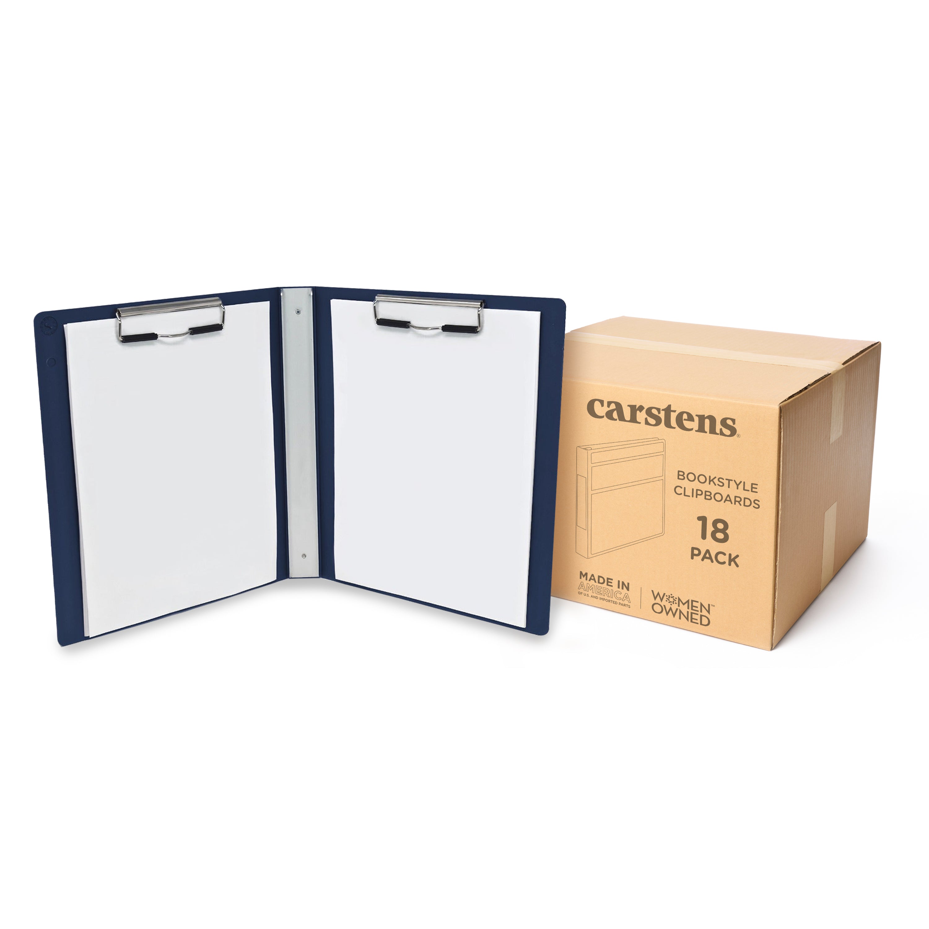 Heavy Duty Book Style Clipboard with Cover, Double Sided