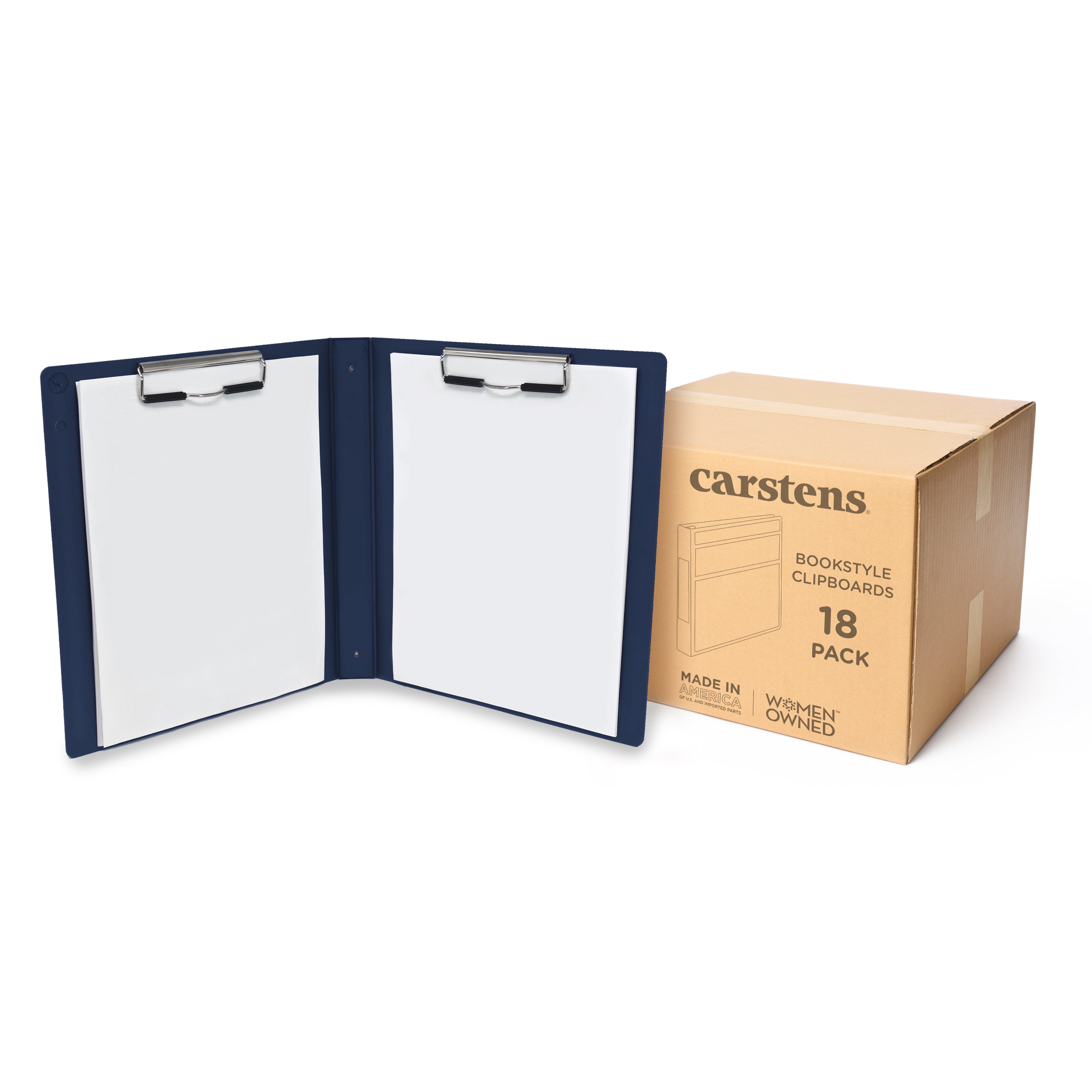 Heavy Duty Book Style Clipboard with Cover, Double Sided
