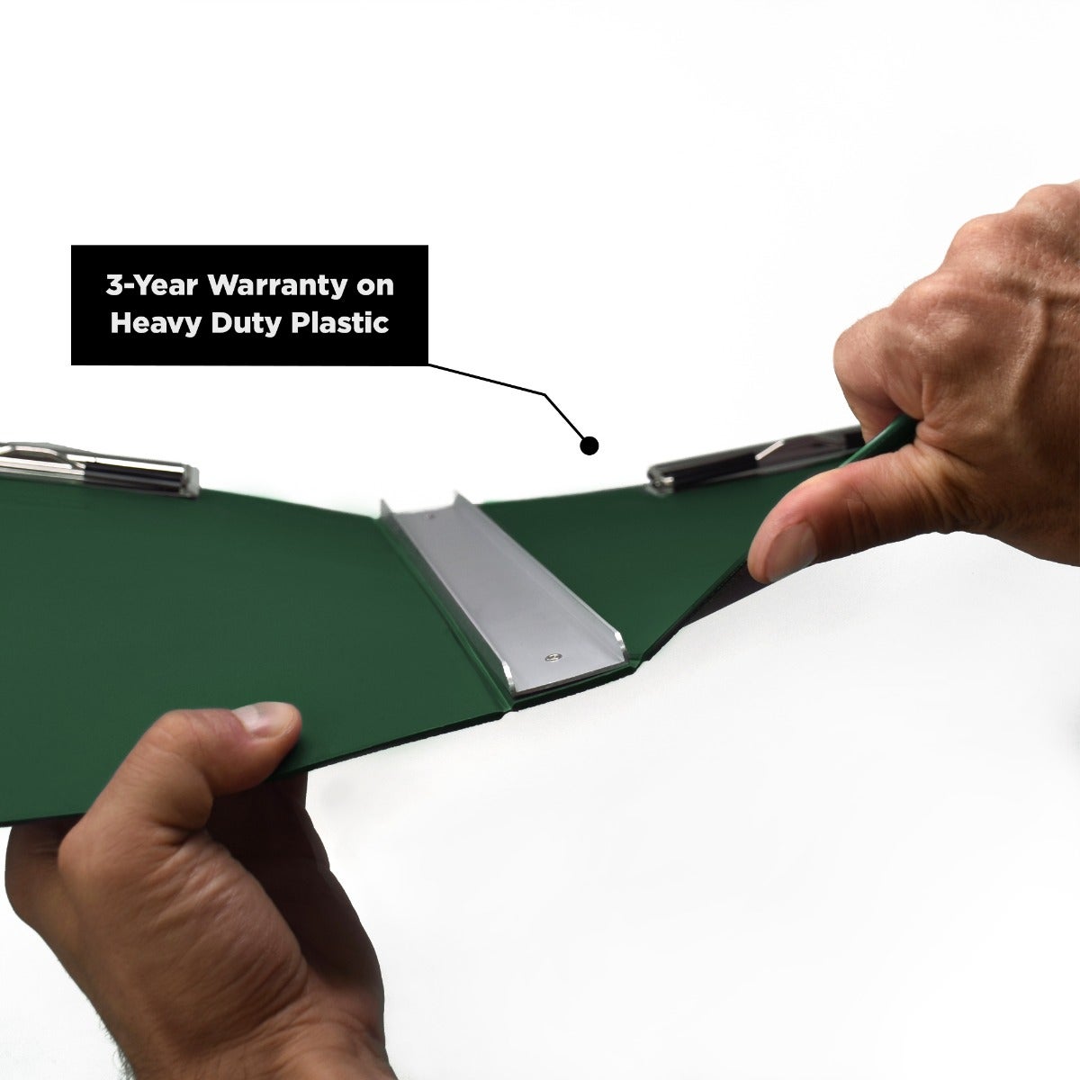 Heavy Duty Book Style Clipboard with Cover, Double Sided