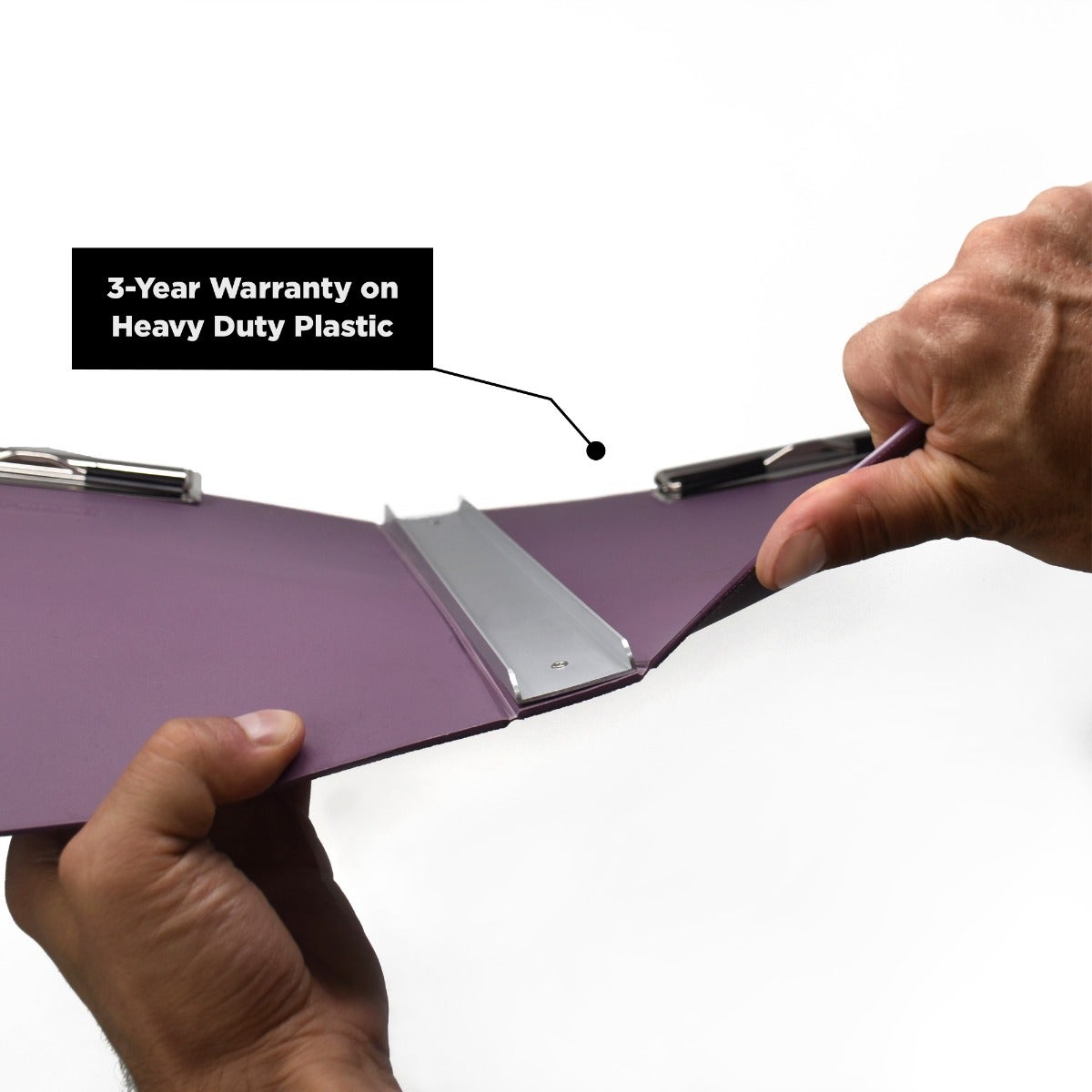 Heavy Duty Book Style Clipboard with Cover, Double Sided