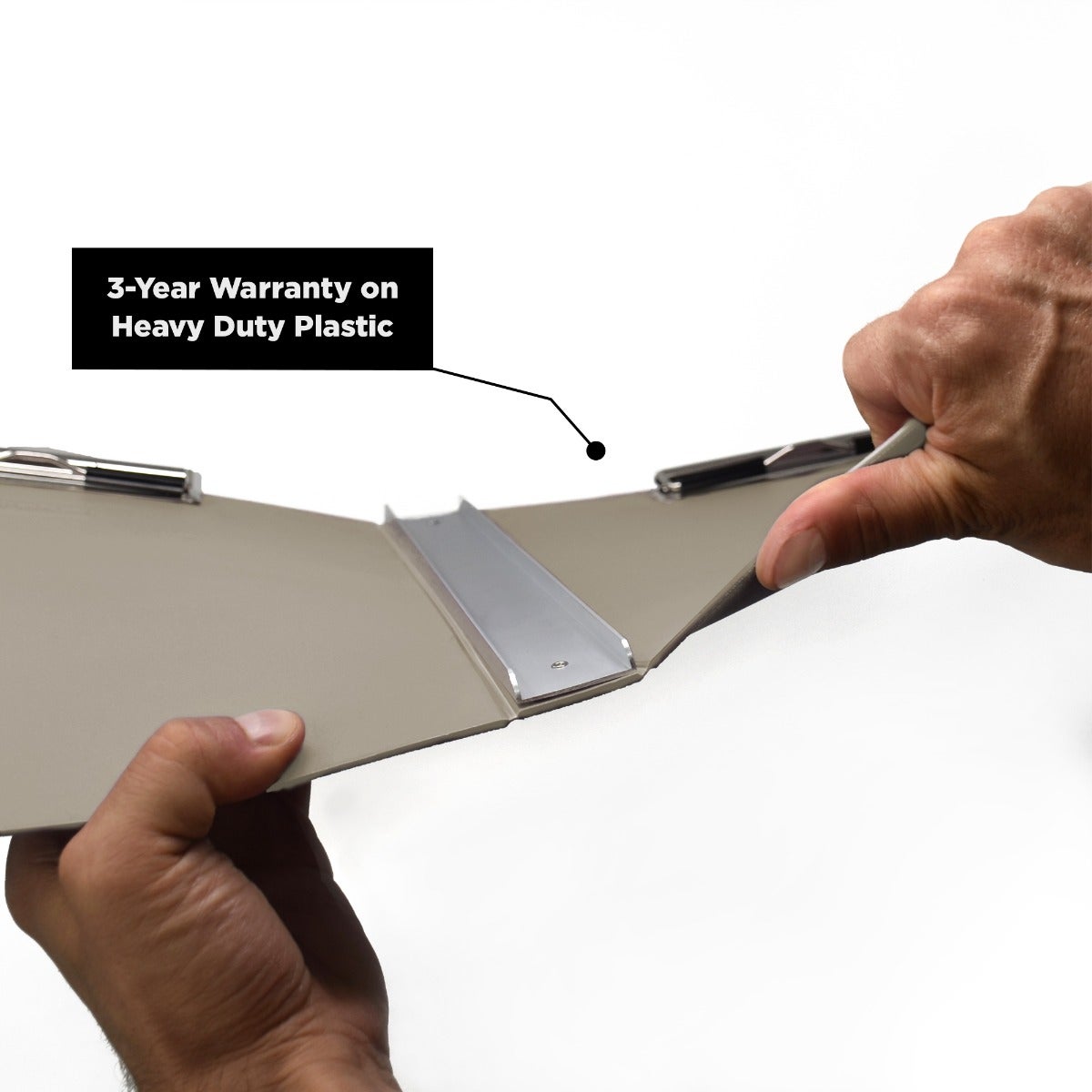 Heavy Duty Book Style Clipboard with Cover, Double Sided
