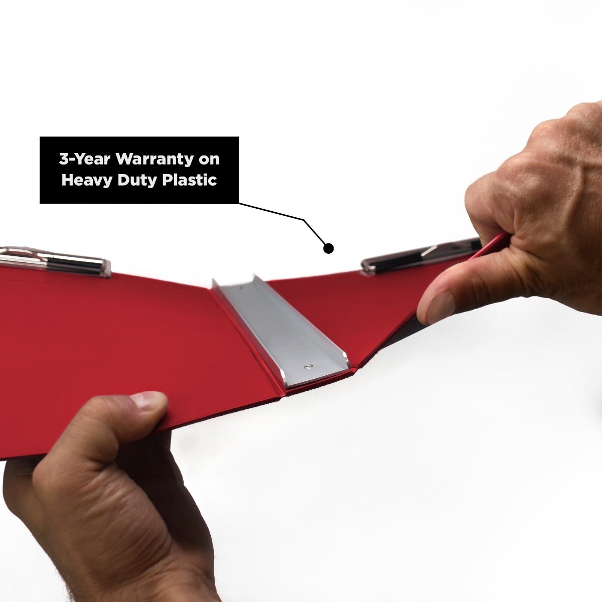 Heavy Duty Book Style Clipboard with Cover, Double Sided