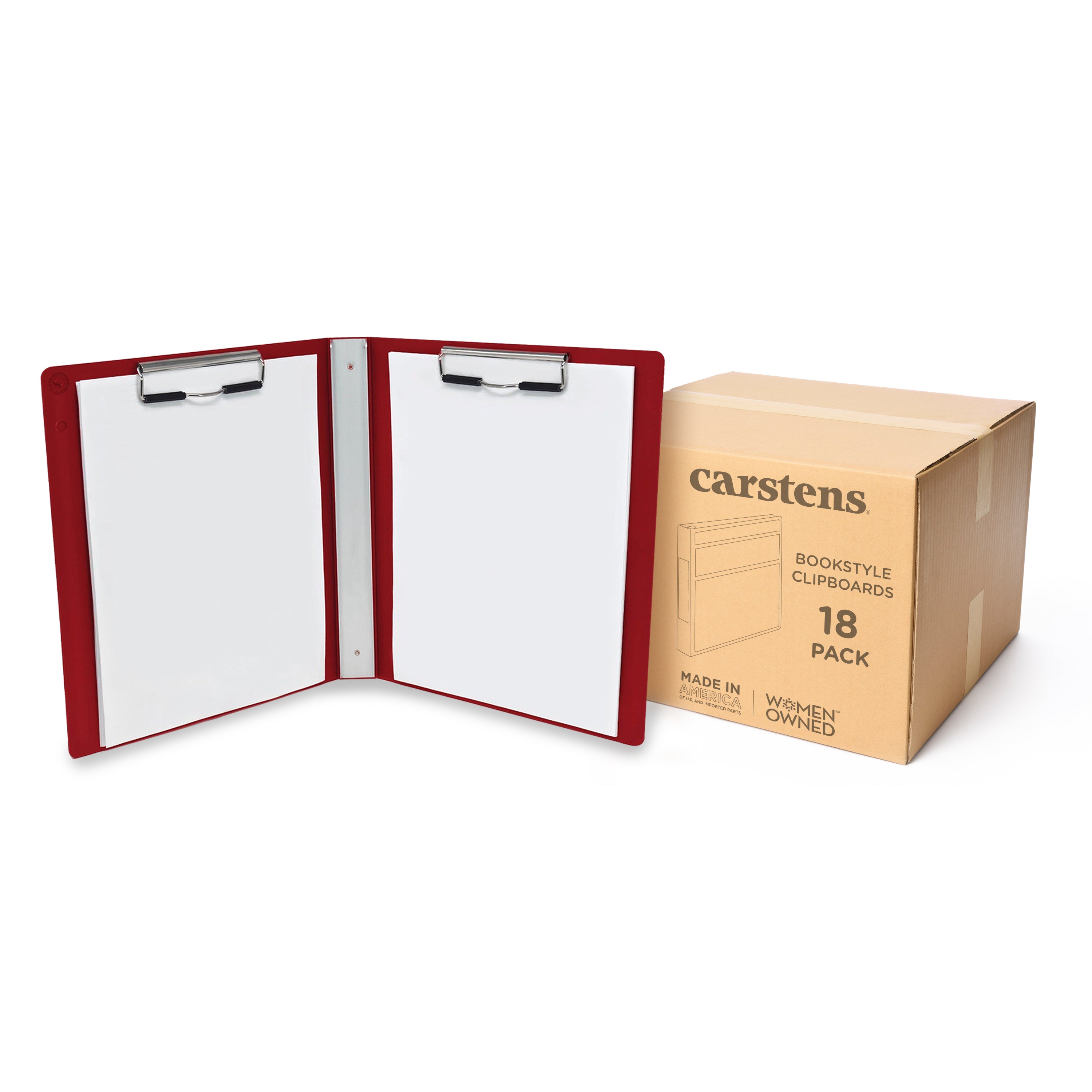 Heavy Duty Book Style Clipboard with Cover, Double Sided