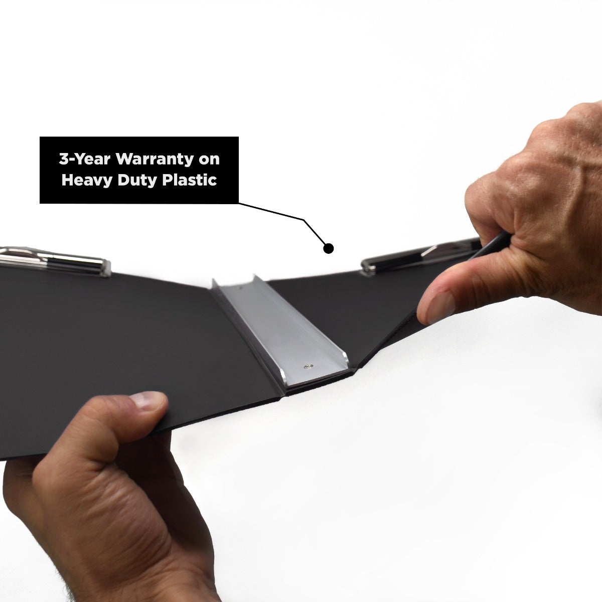 Heavy Duty Book Style Clipboard with Cover, Double Sided