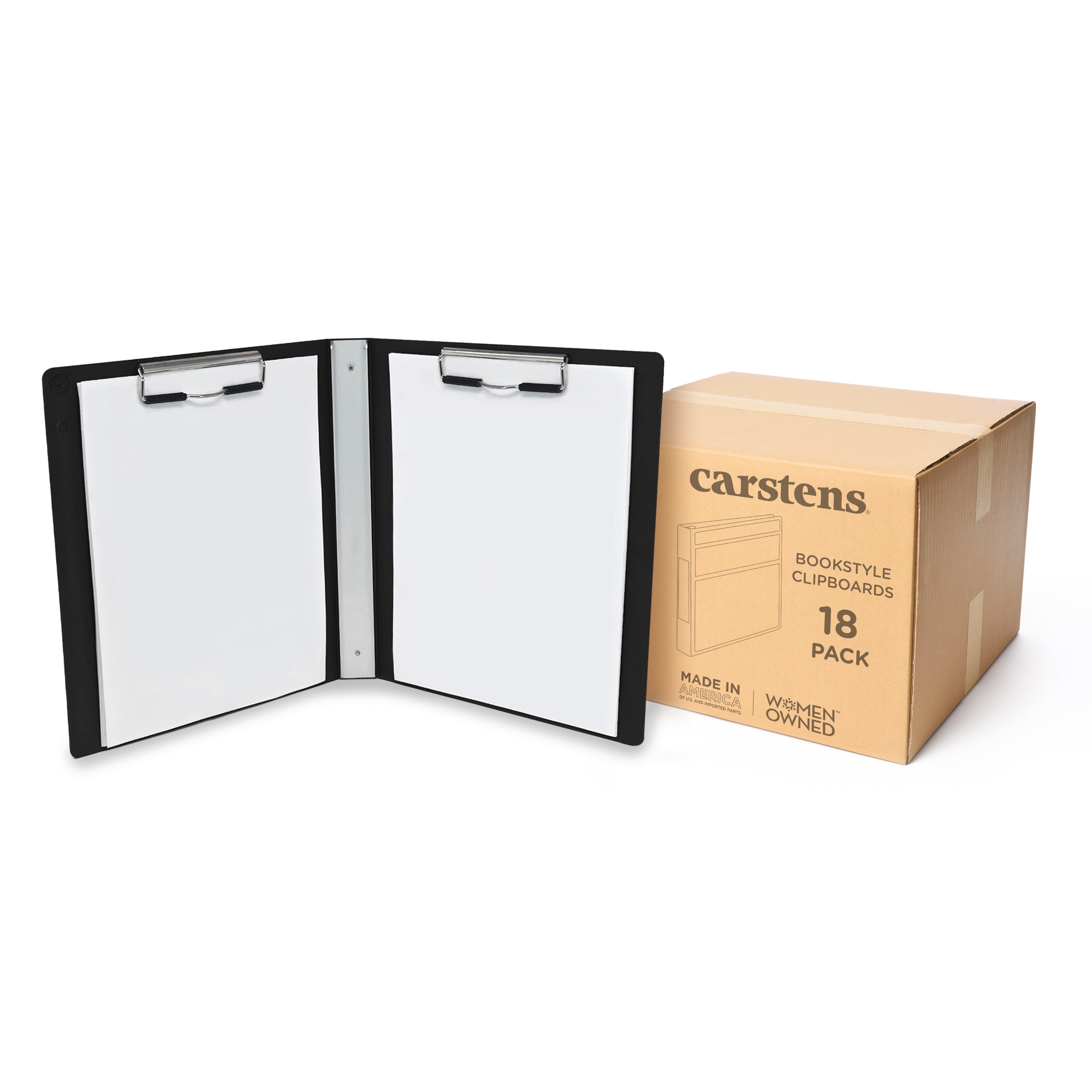 Heavy Duty Book Style Clipboard with Cover, Double Sided