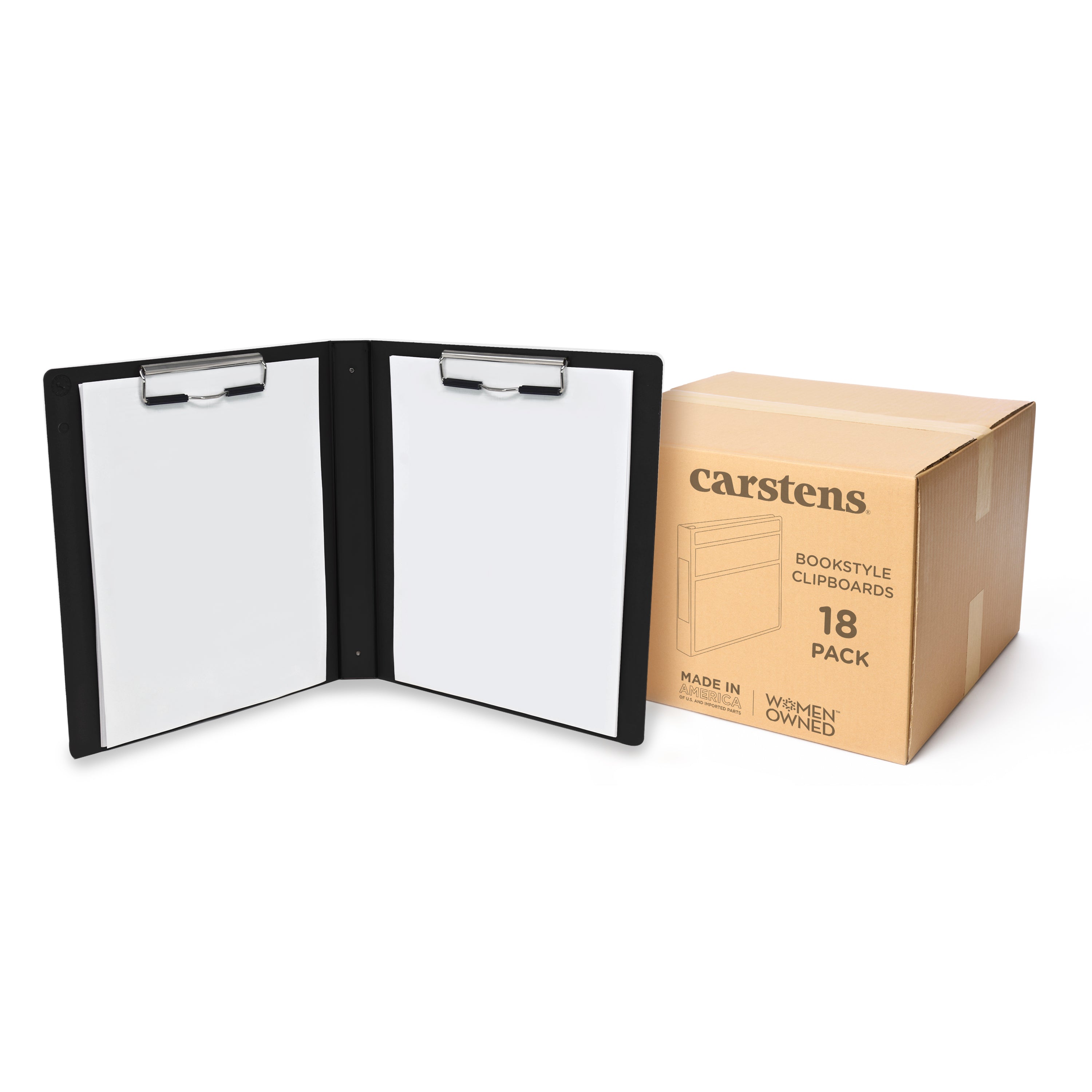 Heavy Duty Book Style Clipboard with Cover, Double Sided