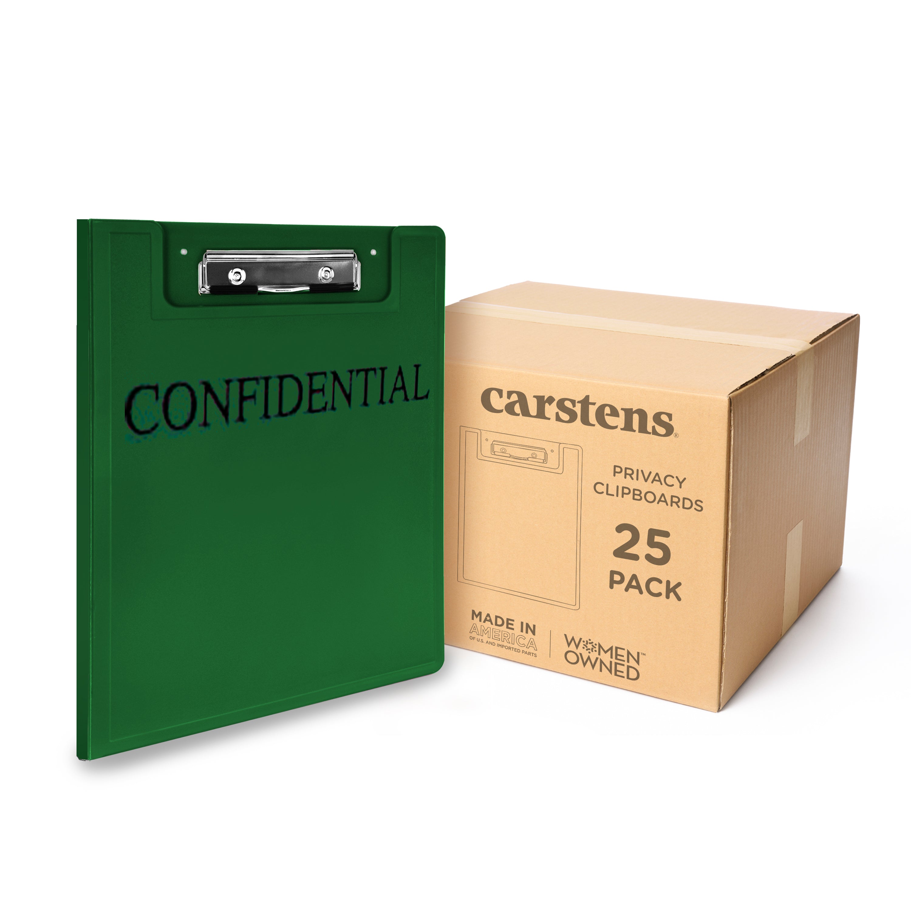 Heavy Duty Low-Profile Privacy Clipboard Confidential