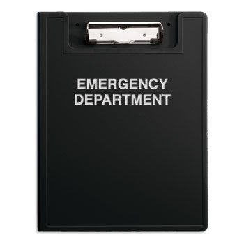 Heavy Duty Low-Profile Privacy Clipboard For Emergency Departments