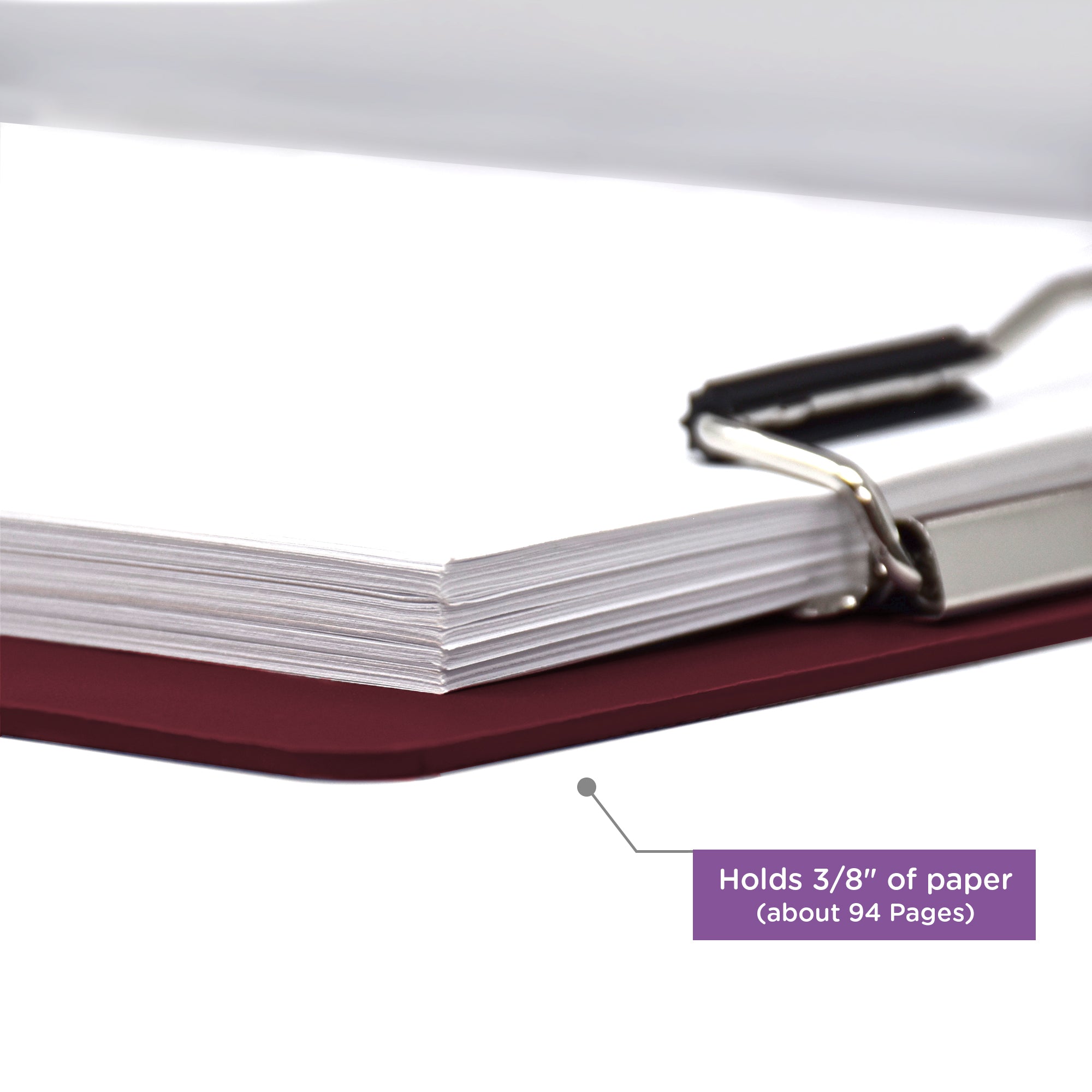 Custom Low-Profile Clipboard with Cover – Plastic