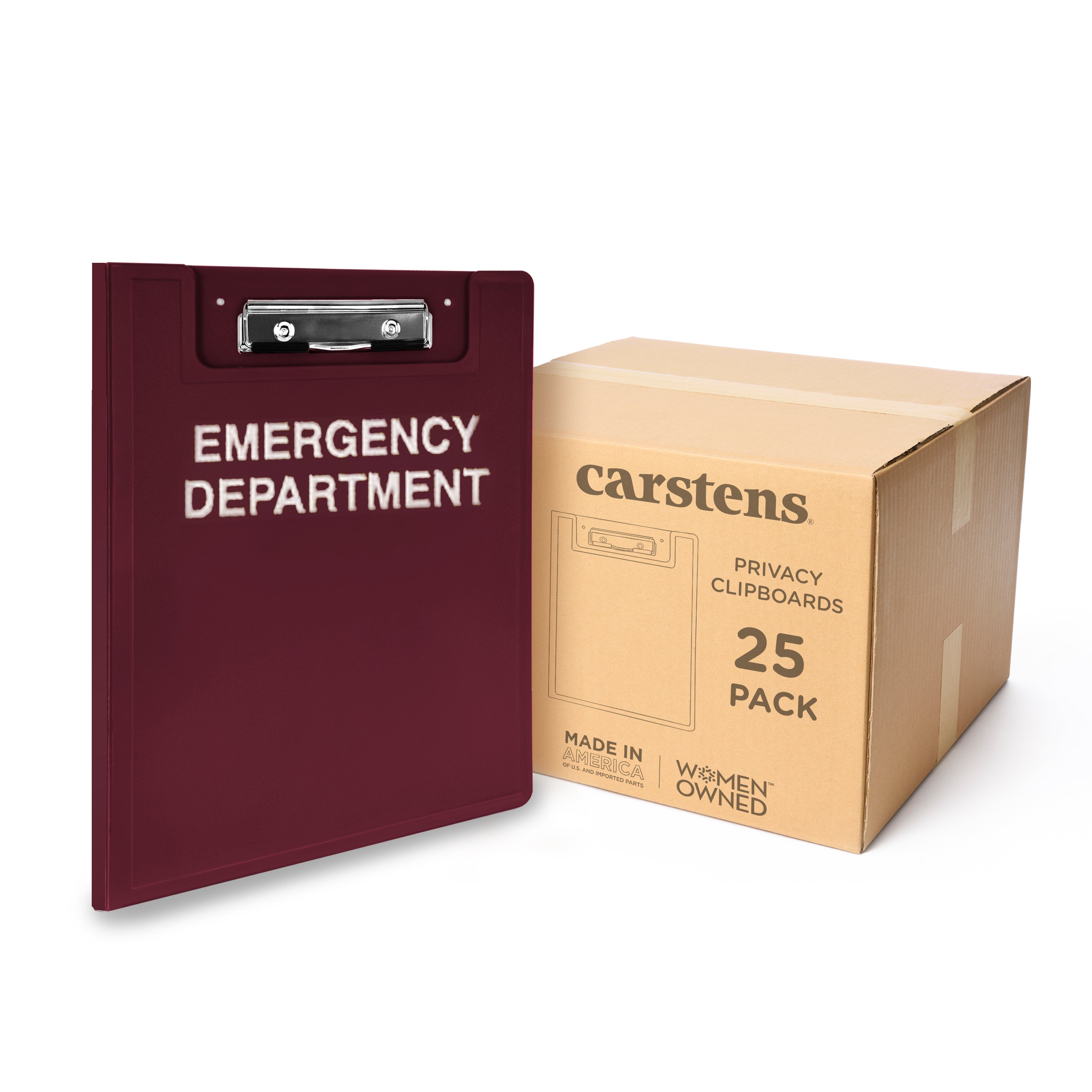 Heavy Duty Low-Profile Privacy Clipboard For Emergency Departments