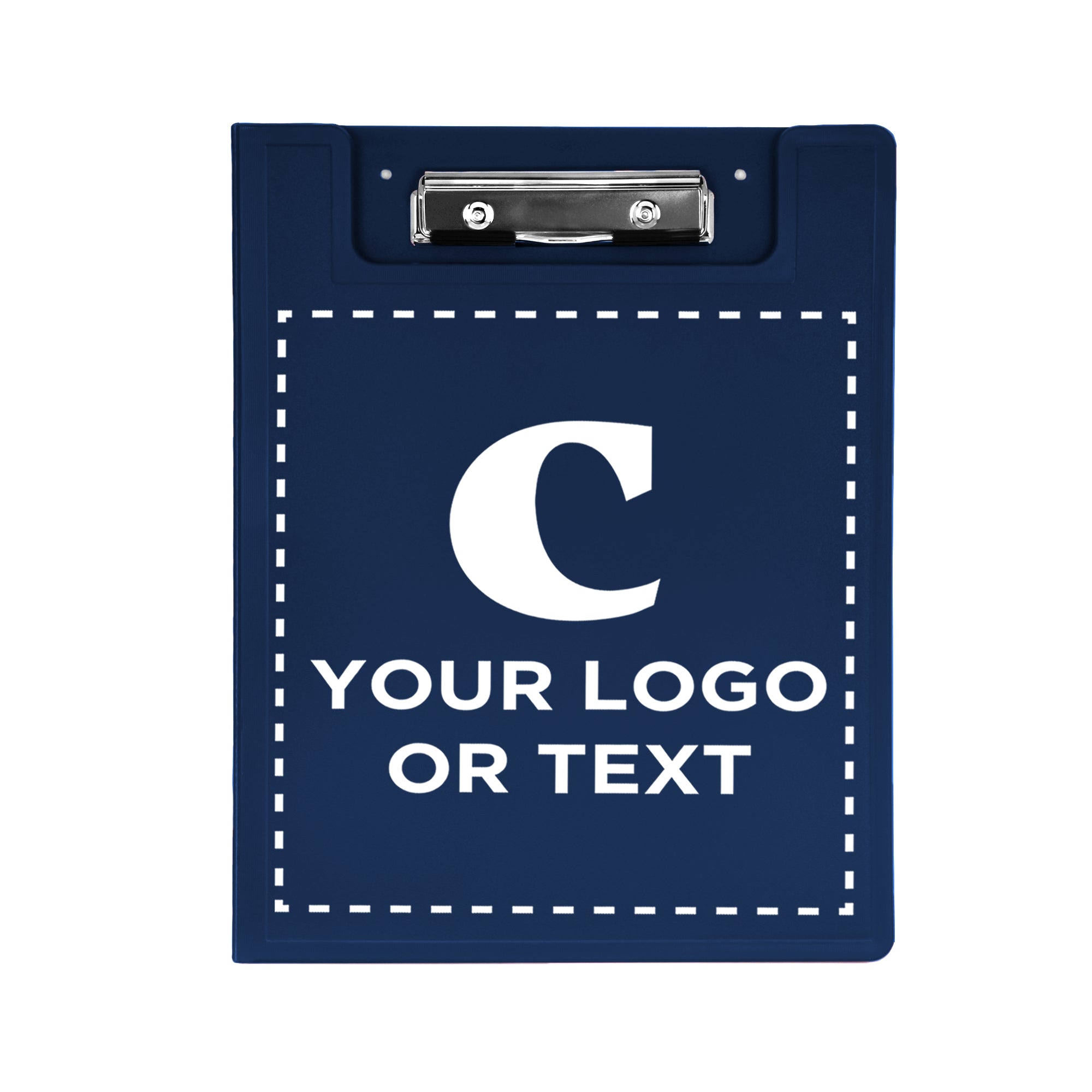 Custom Low-Profile Clipboard with Cover – Plastic