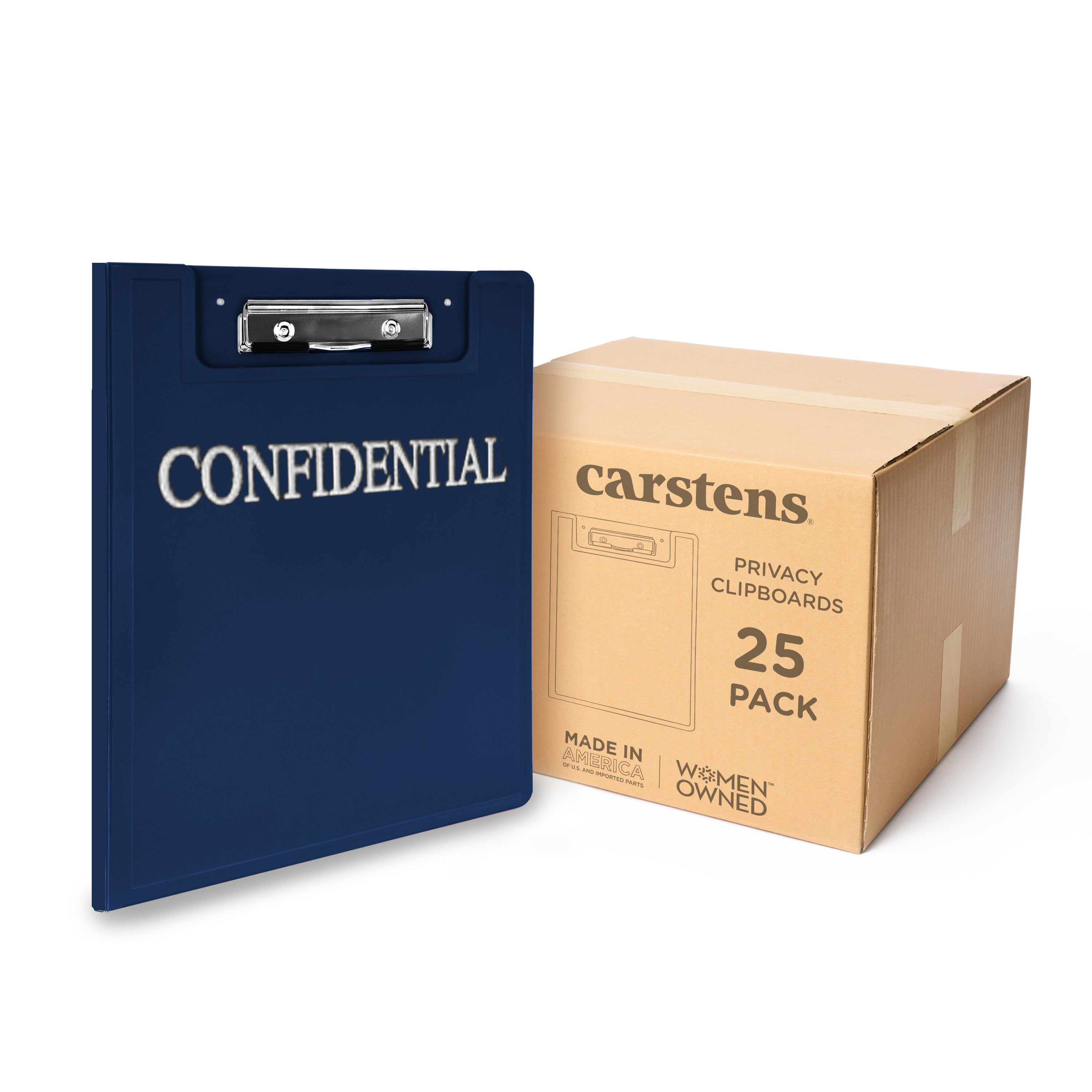 Heavy Duty Low-Profile Privacy Clipboard Confidential