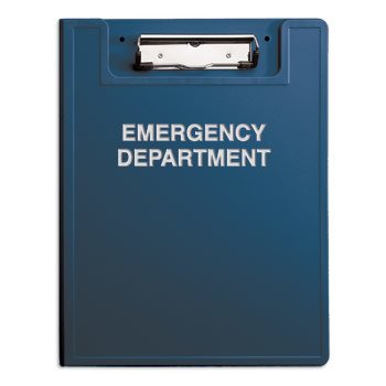 Heavy Duty Low-Profile Privacy Clipboard For Emergency Departments