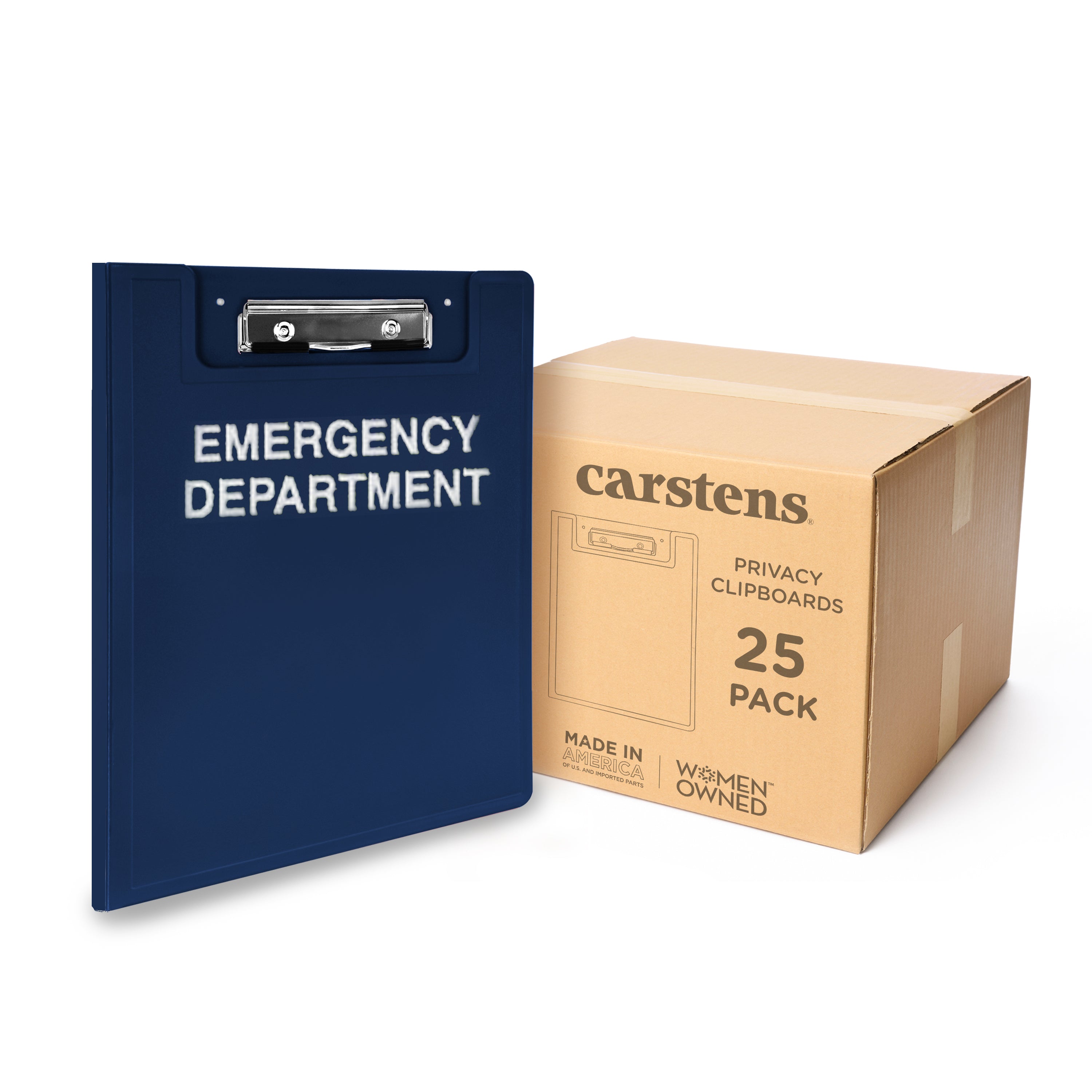 Heavy Duty Low-Profile Privacy Clipboard For Emergency Departments
