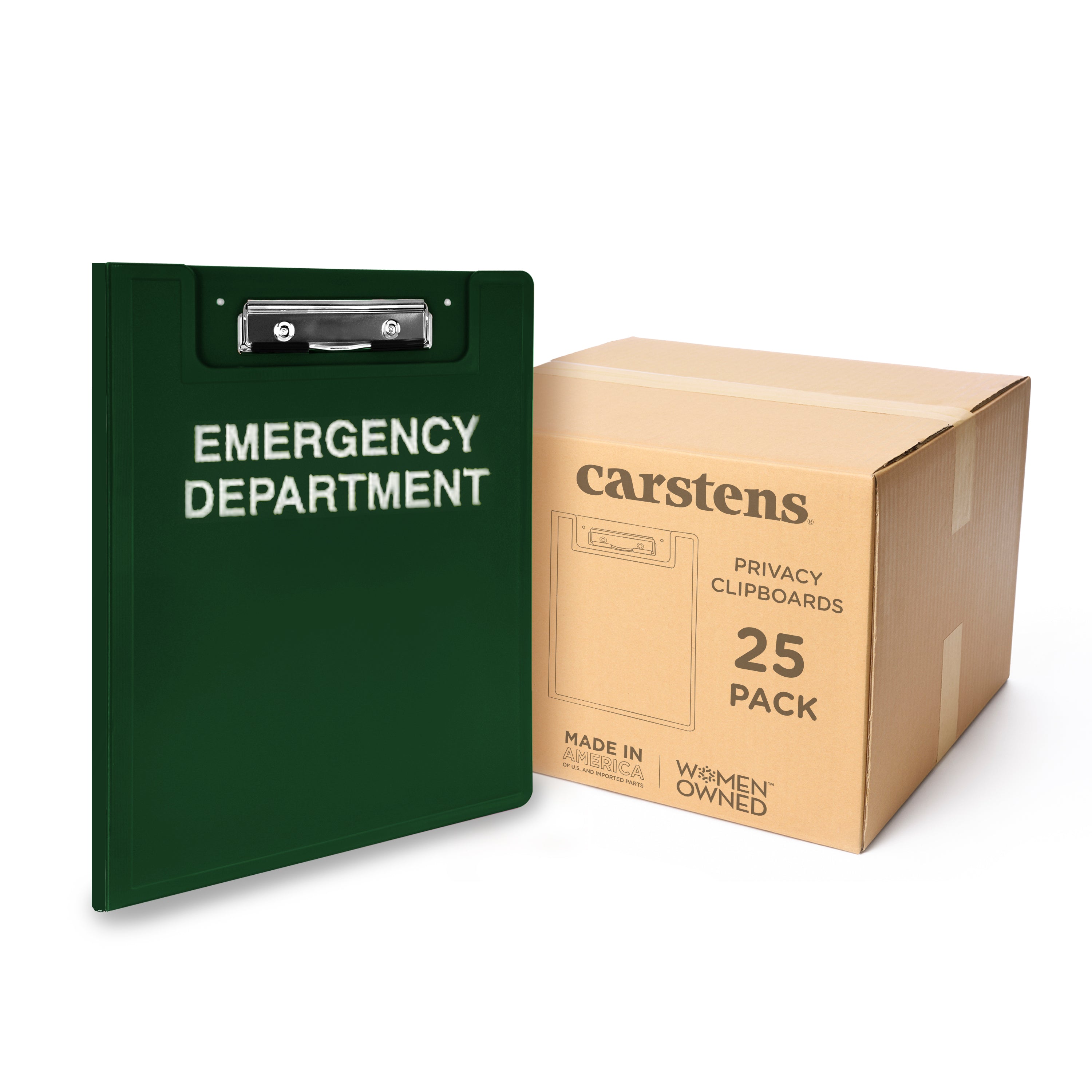 Heavy Duty Low-Profile Privacy Clipboard For Emergency Departments
