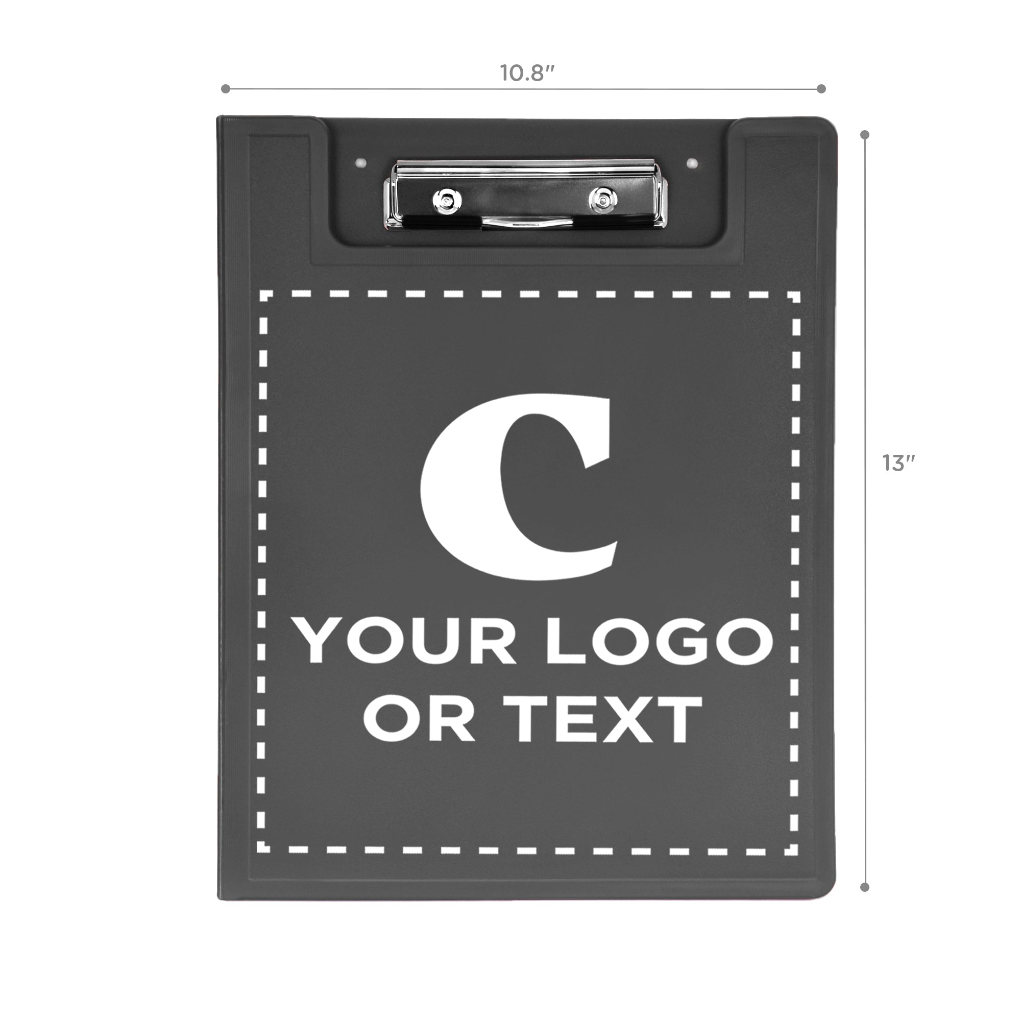 Custom Low-Profile Clipboard with Cover – Plastic