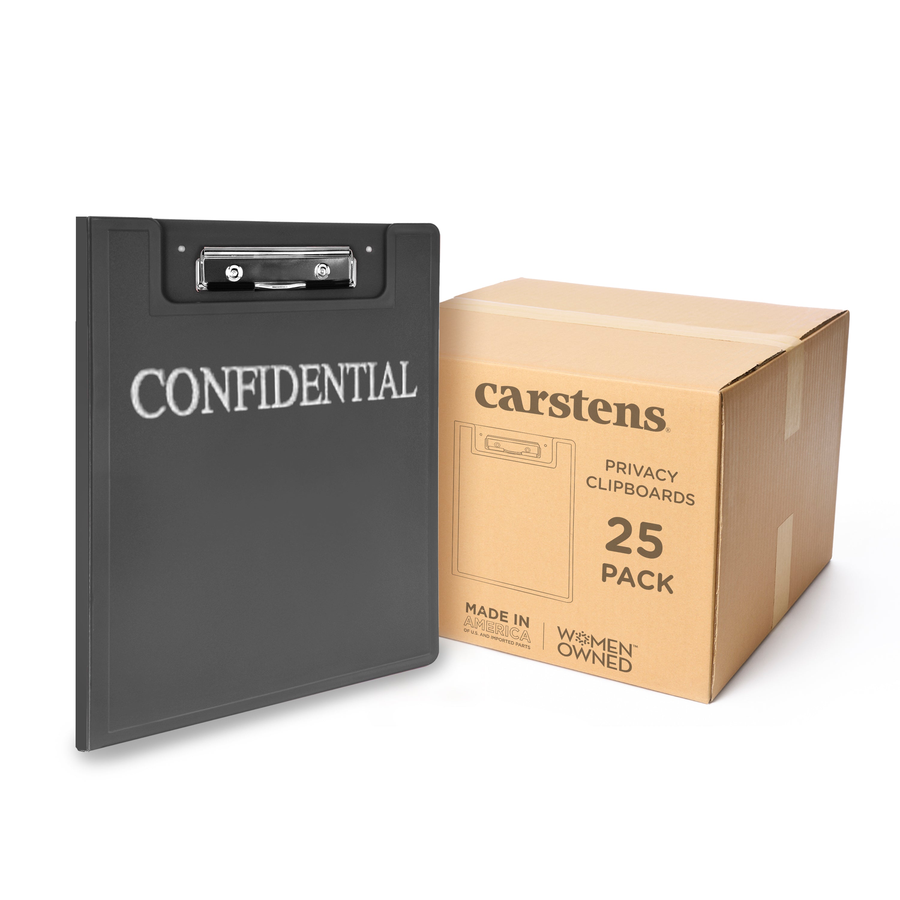 Heavy Duty Low-Profile Privacy Clipboard Confidential