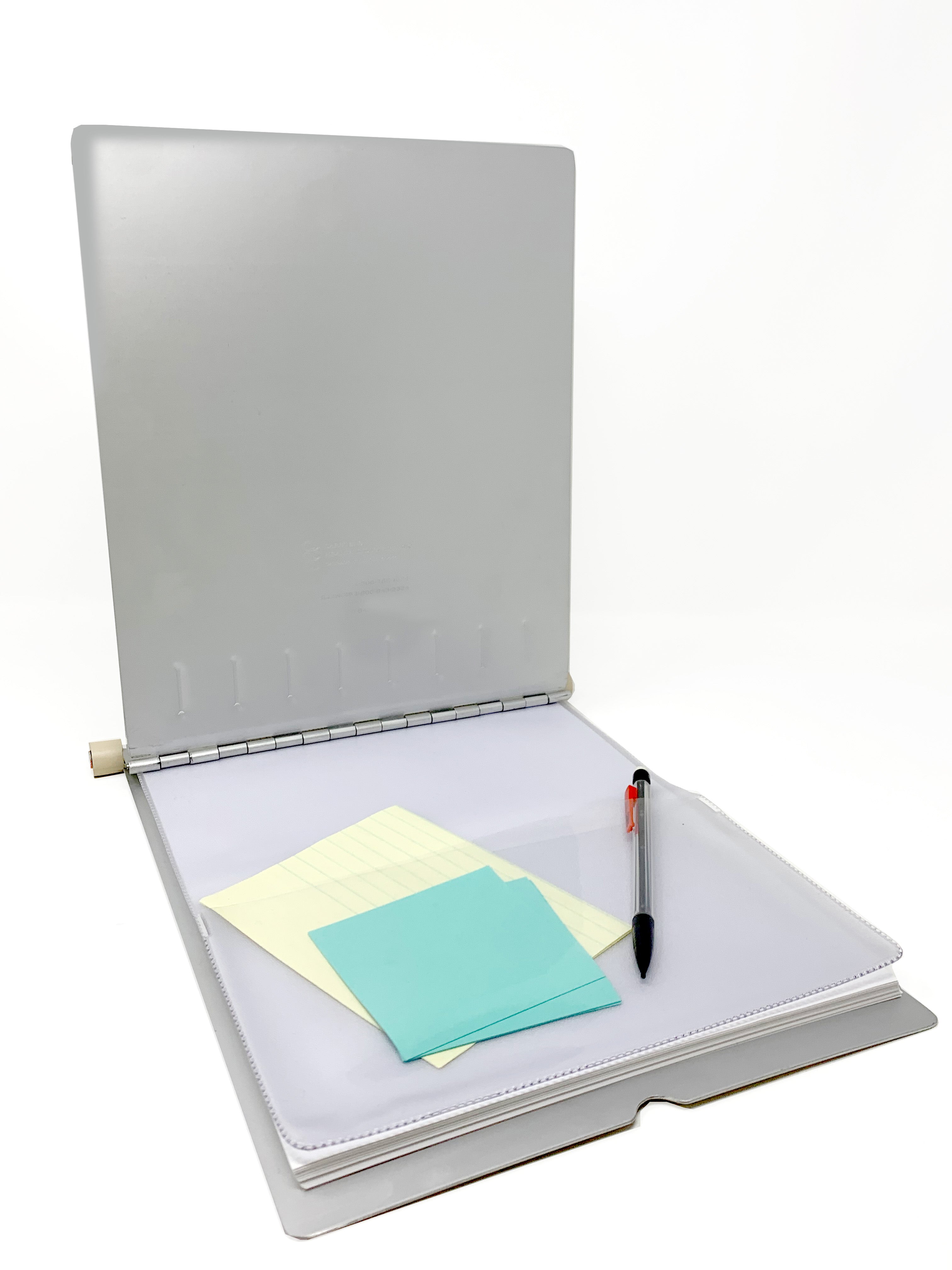 Clear 2-Pocket Page Protector for Springloaded Metal Clipboards