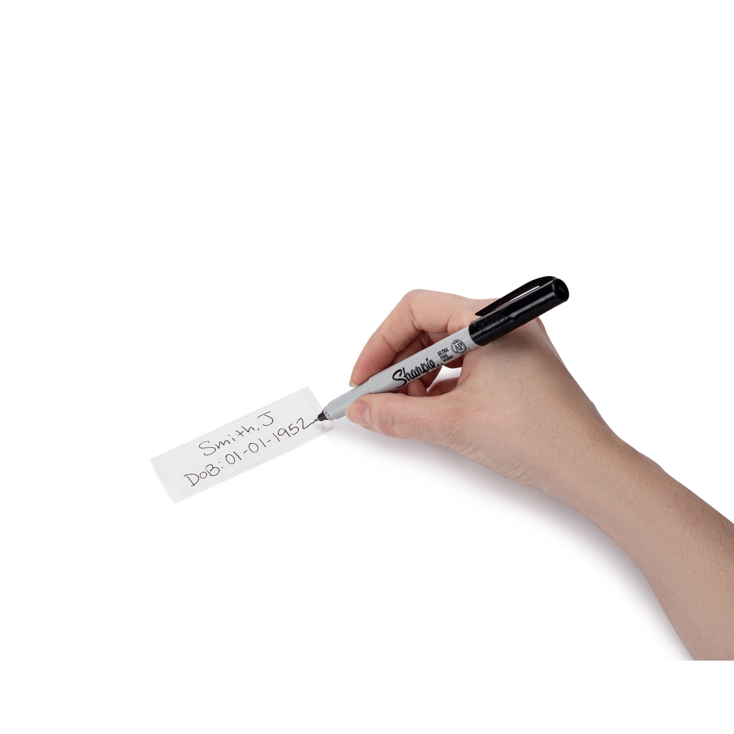 Blank White Alert and Instruction Label, W3" x H1" (Roll of 120)