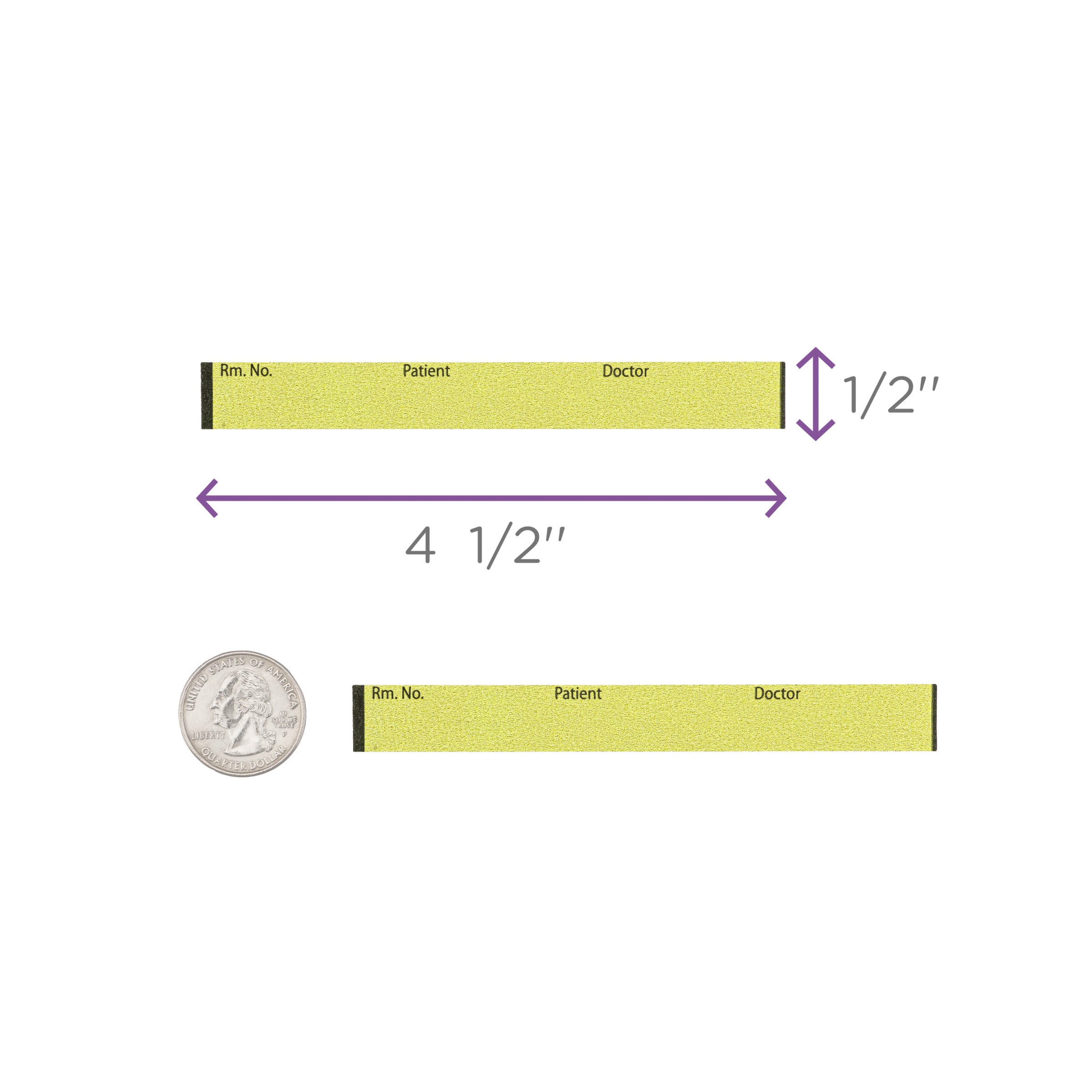 ID Labels for Metal Clipboard Chart Holders