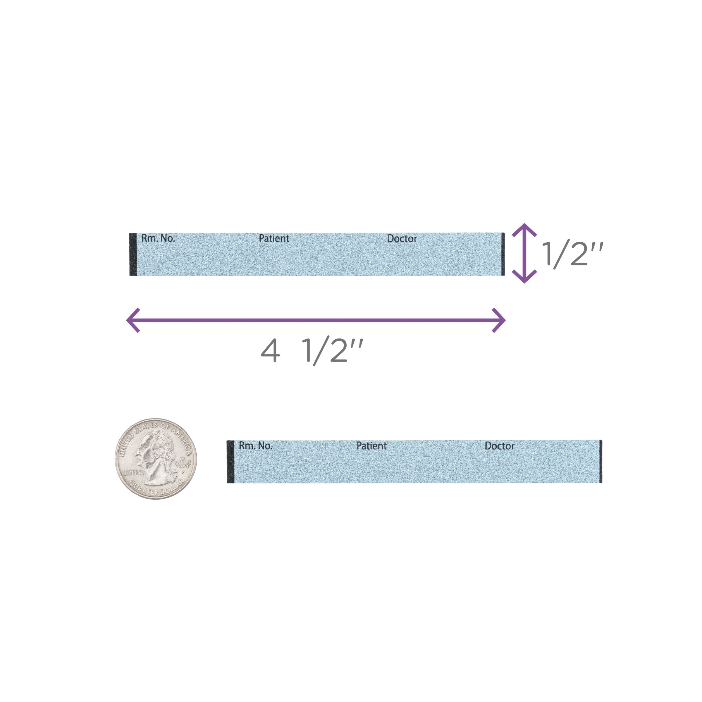 ID Labels for Metal Clipboard Chart Holders