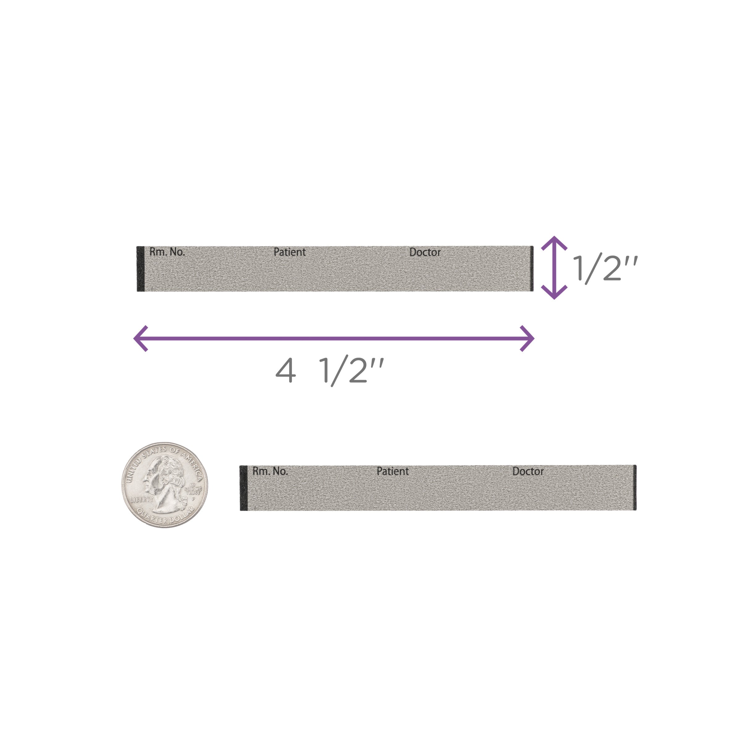 ID Labels for Metal Clipboard Chart Holders