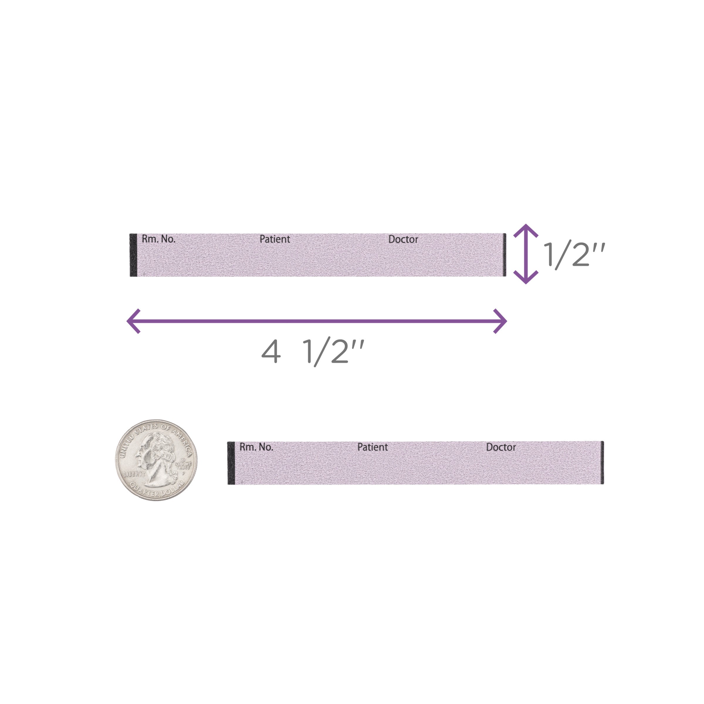 ID Labels for Metal Clipboard Chart Holders