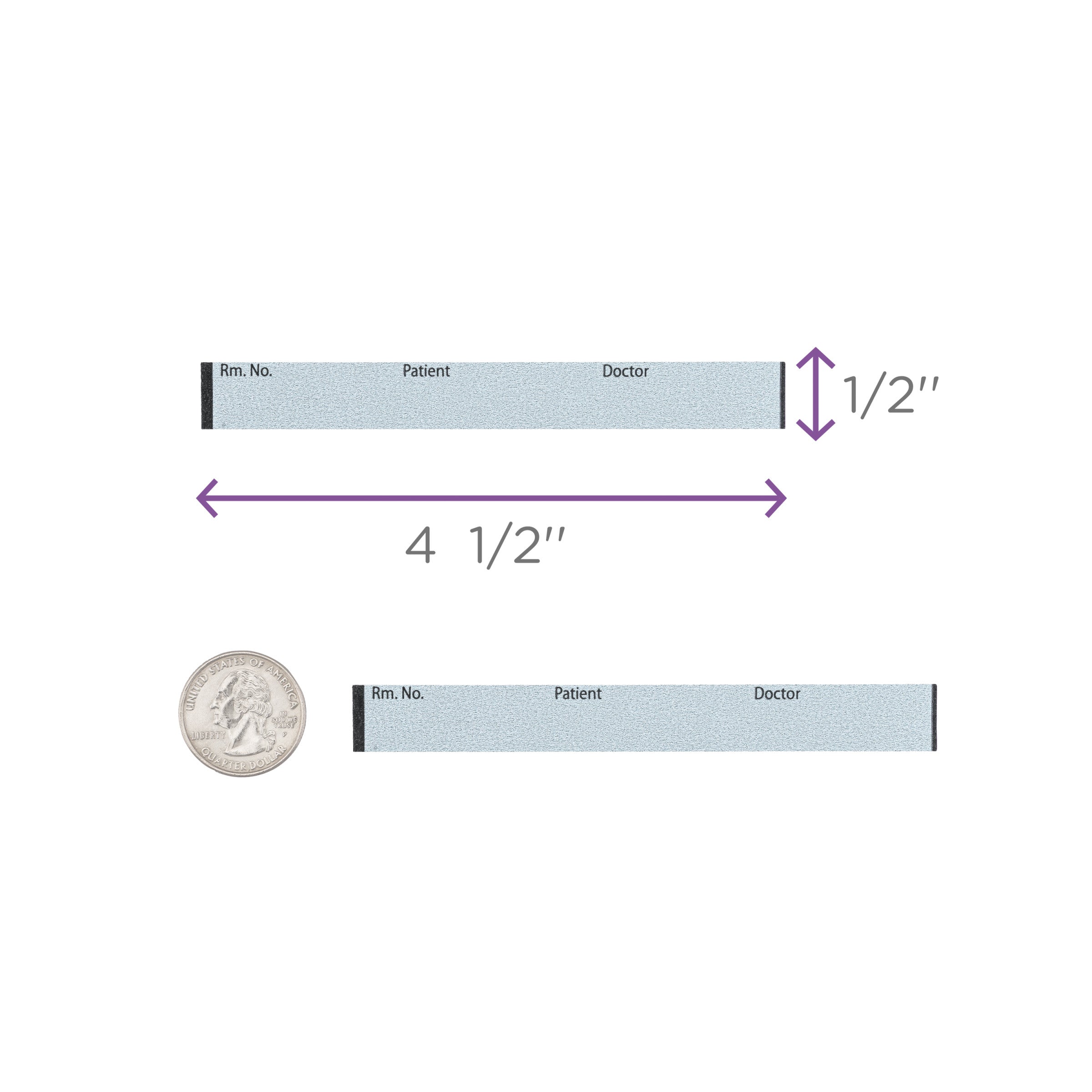 ID Labels for Metal Clipboard Chart Holders