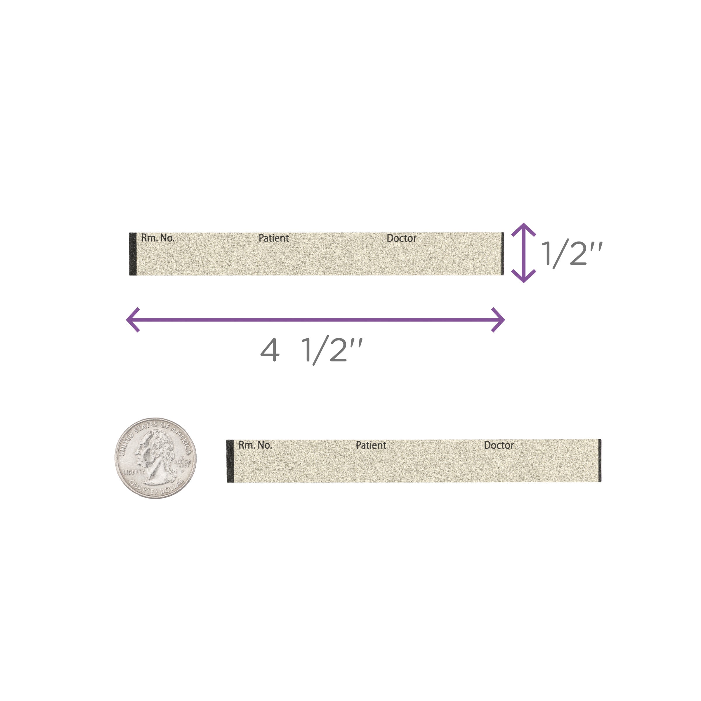 ID Labels for Metal Clipboard Chart Holders