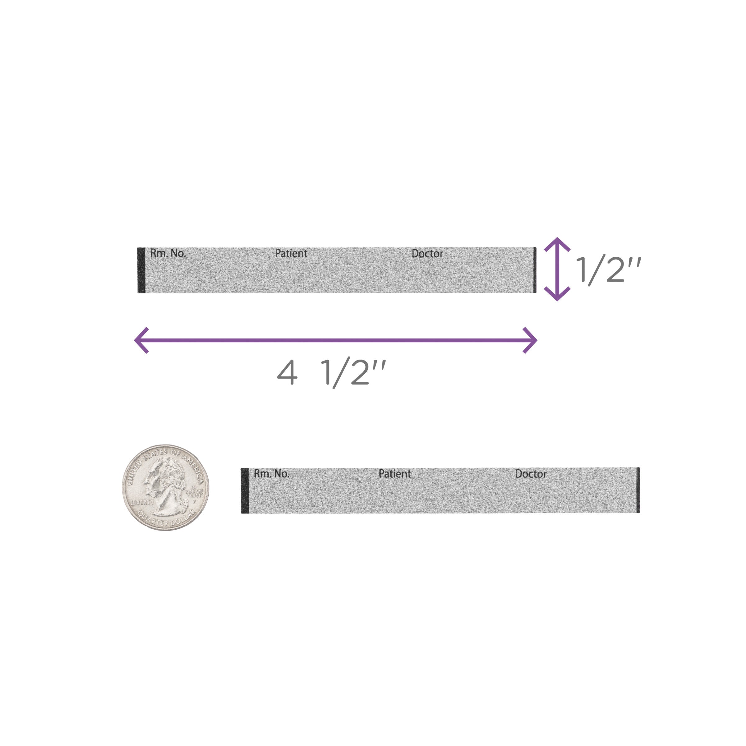 ID Labels for Metal Clipboard Chart Holders